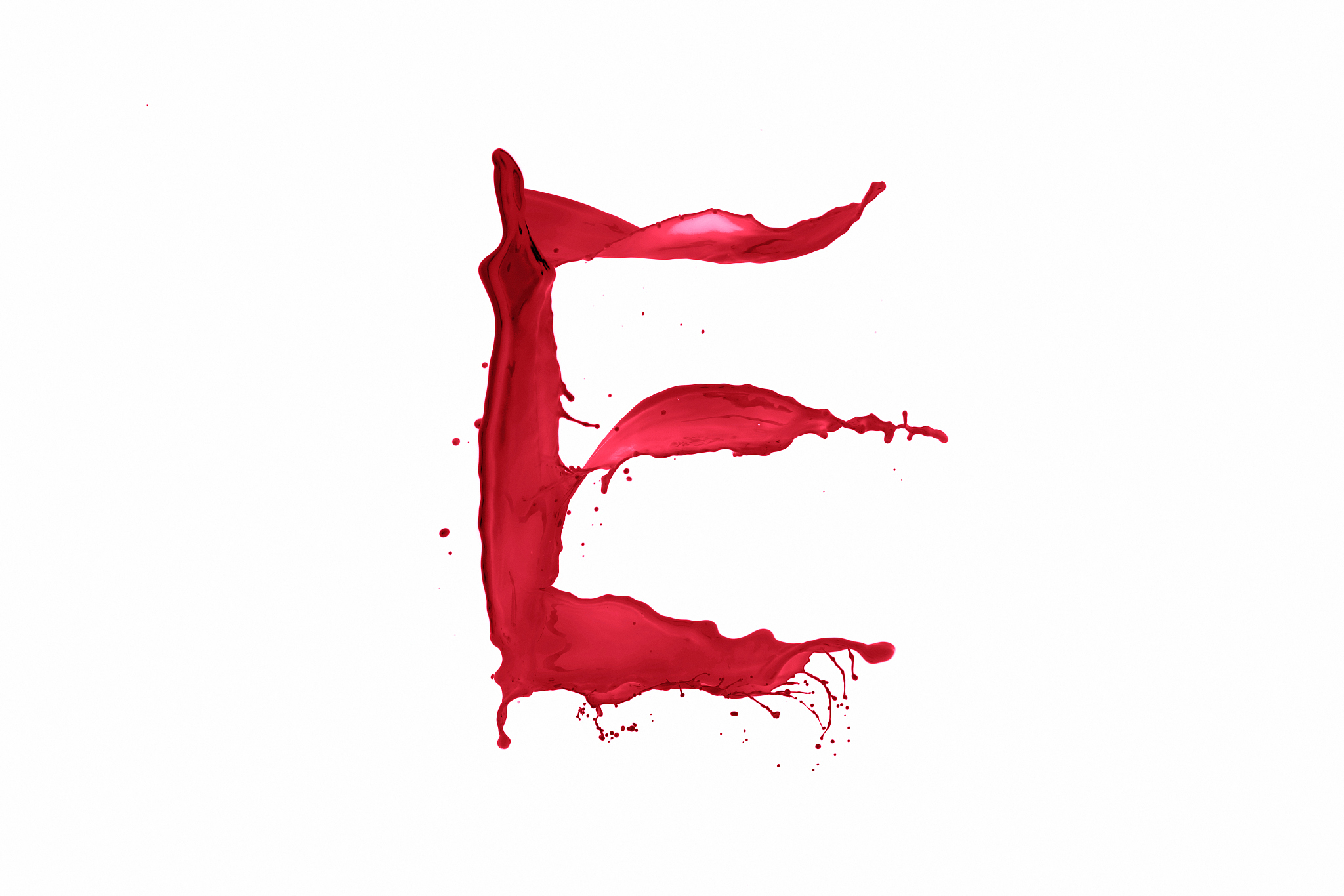 运动的牛奶符号字母e