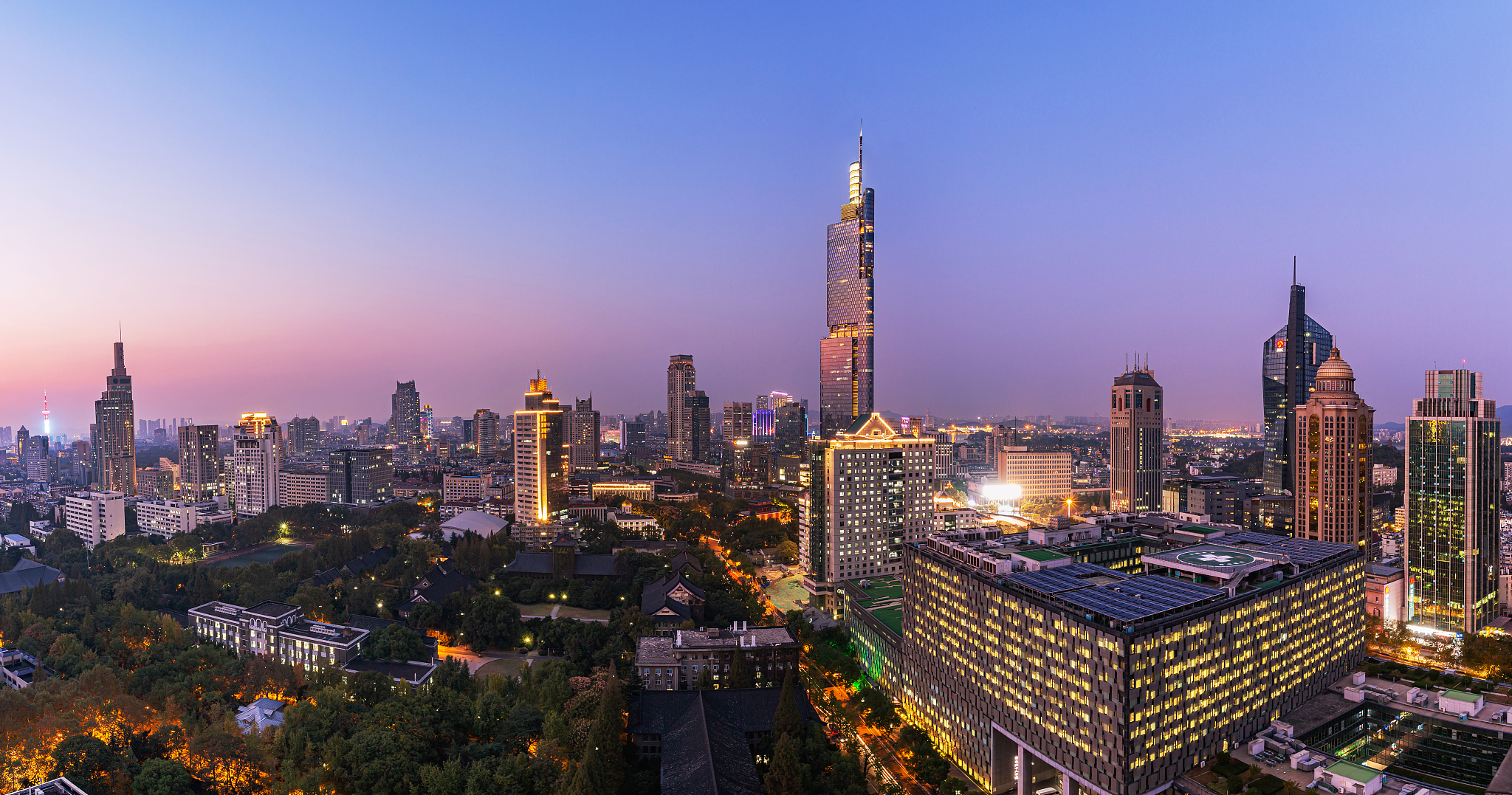江苏南京城市夜景