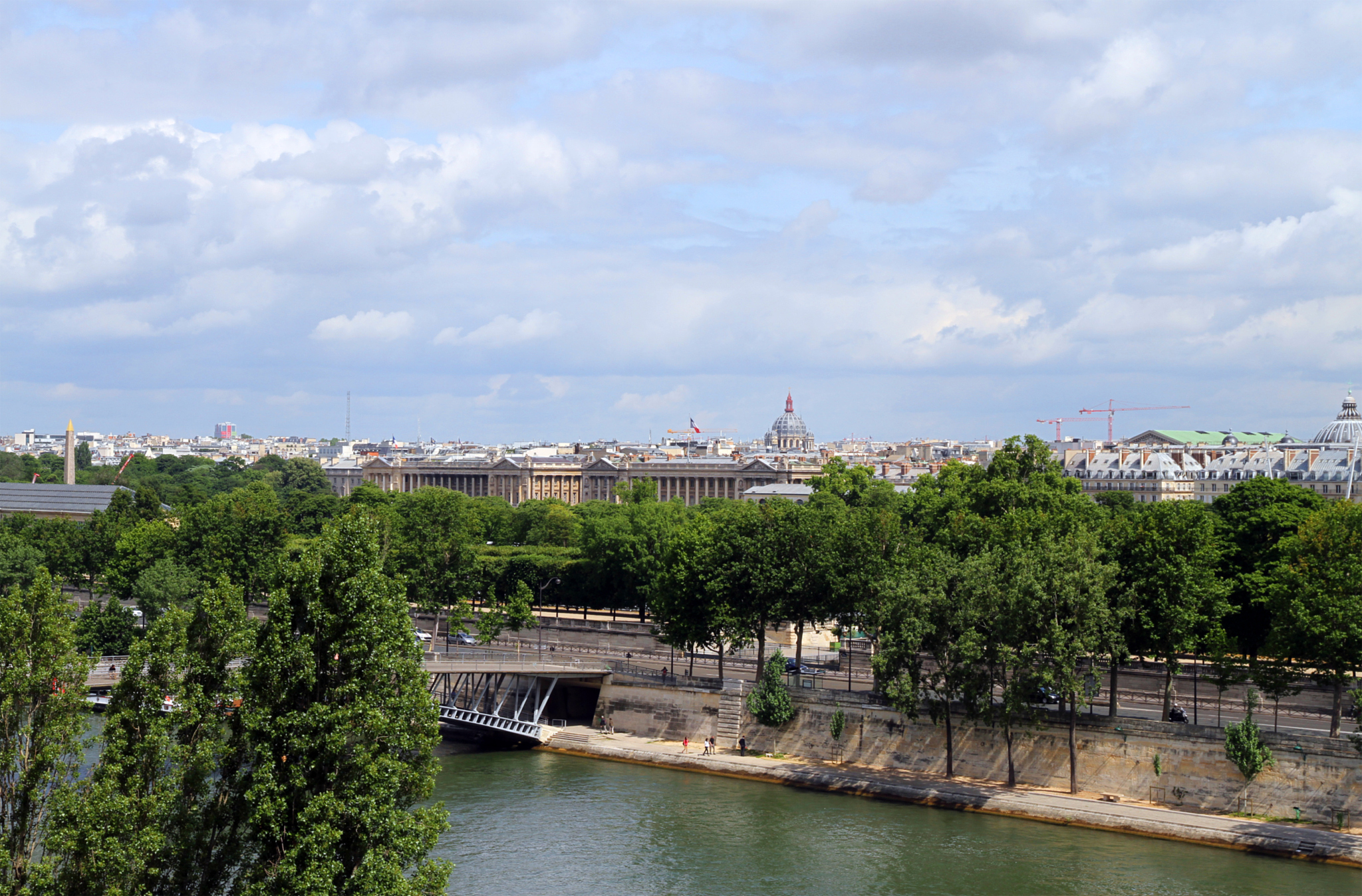domes and cranes