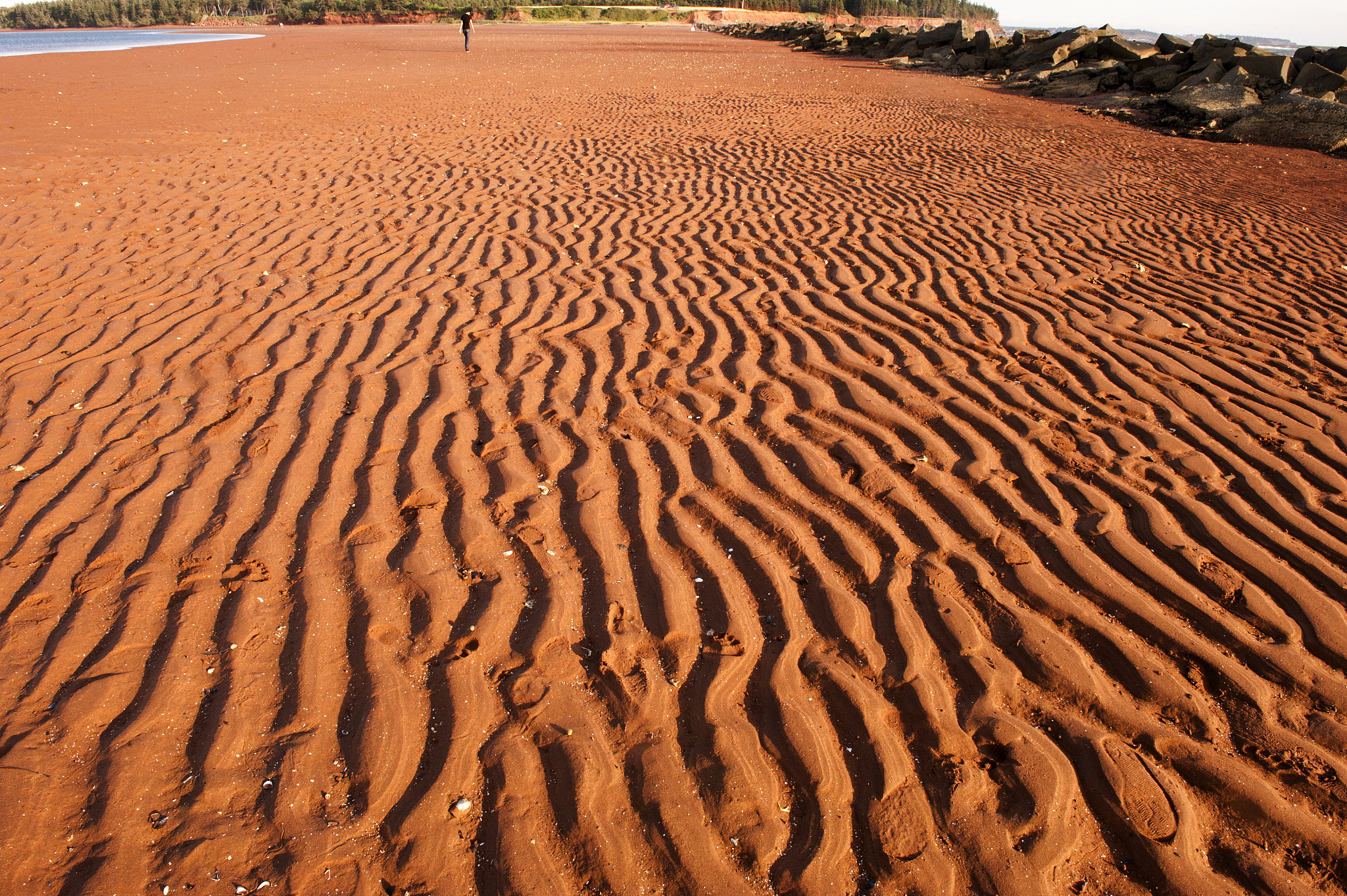 red beach