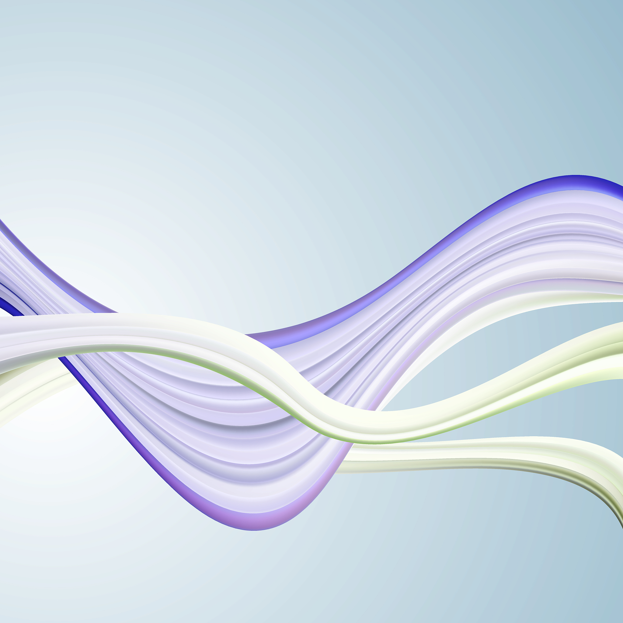 blue abstract background. acrylic waves. vector wave motion flow