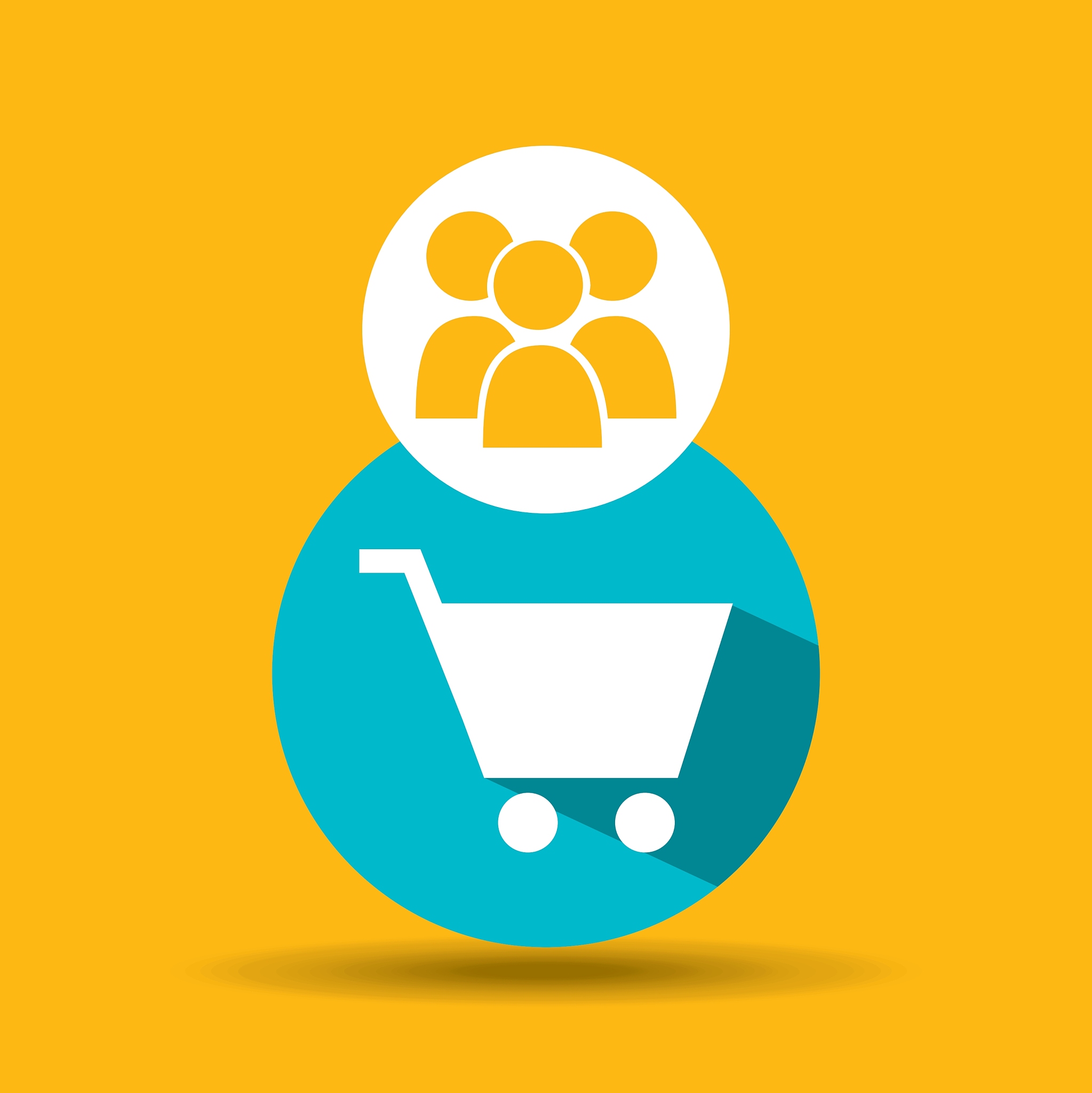 social media group shopping online design