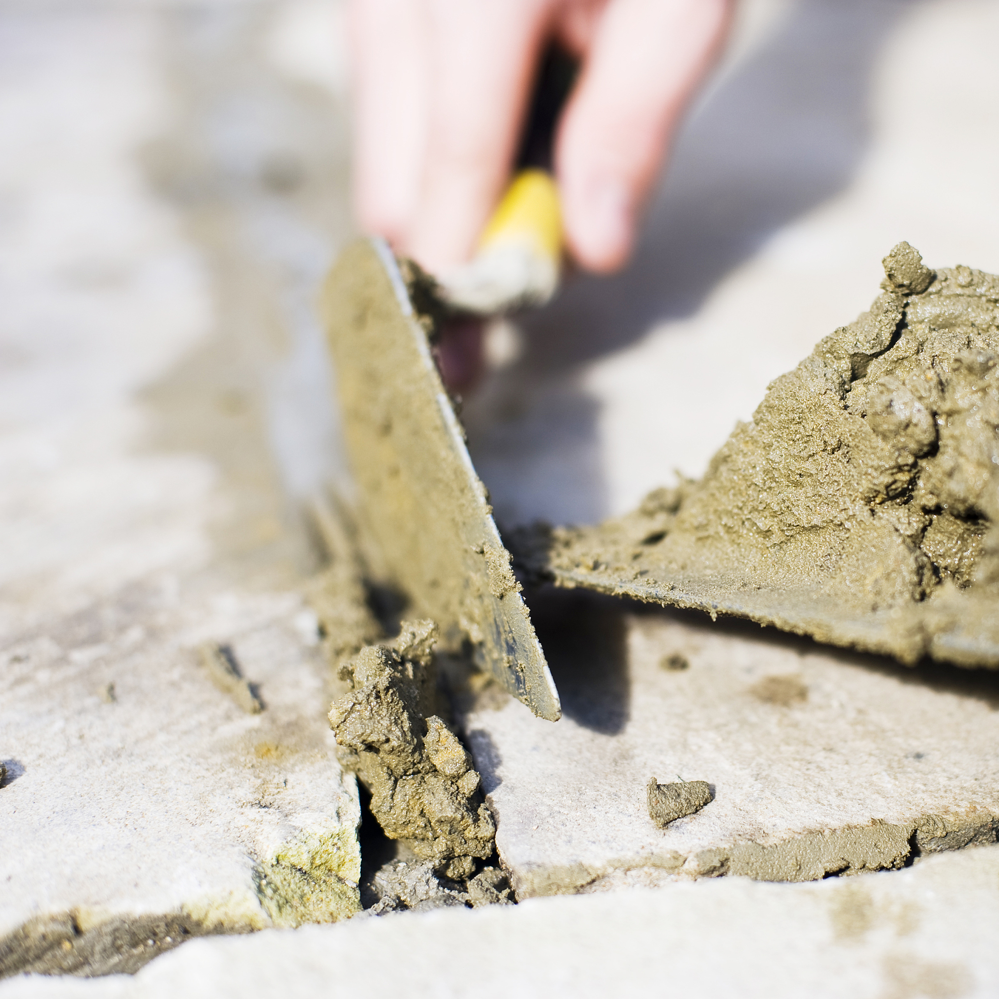 pointing paving slabs