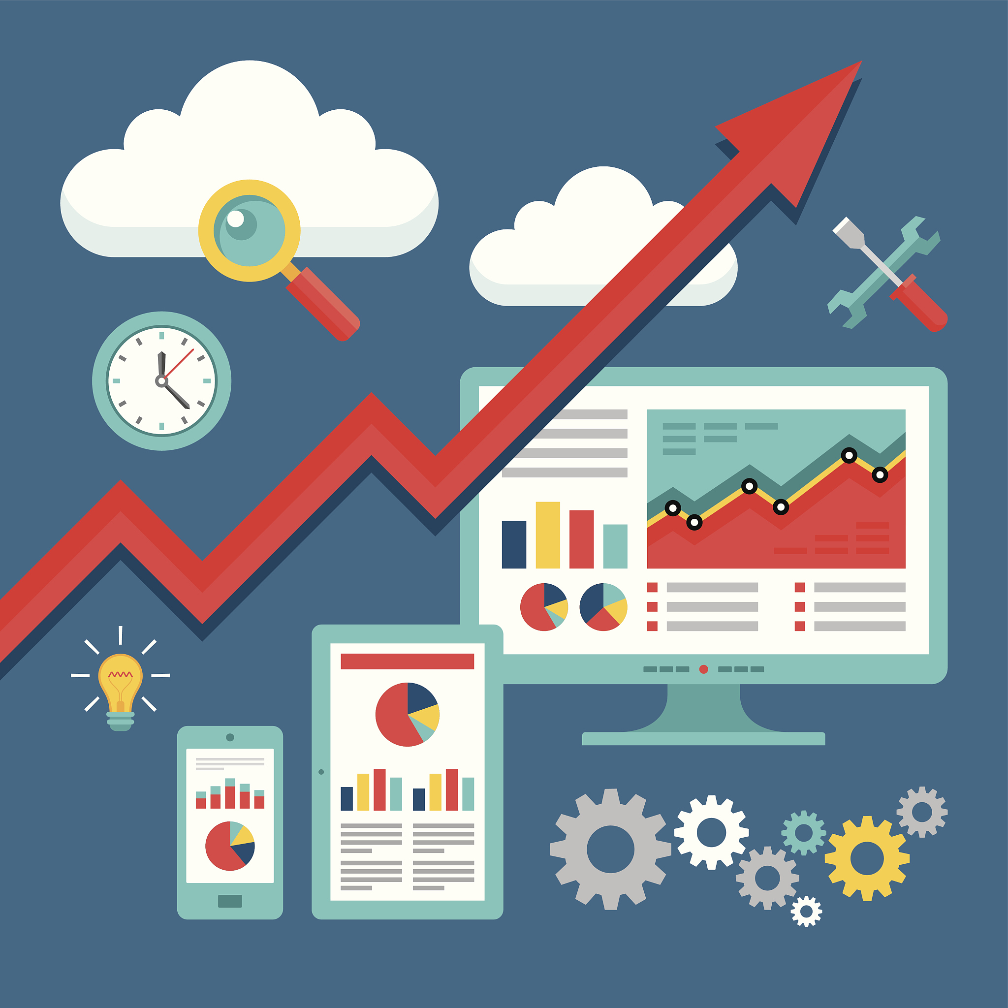 seo (search engine optimization) programming - business up-trend