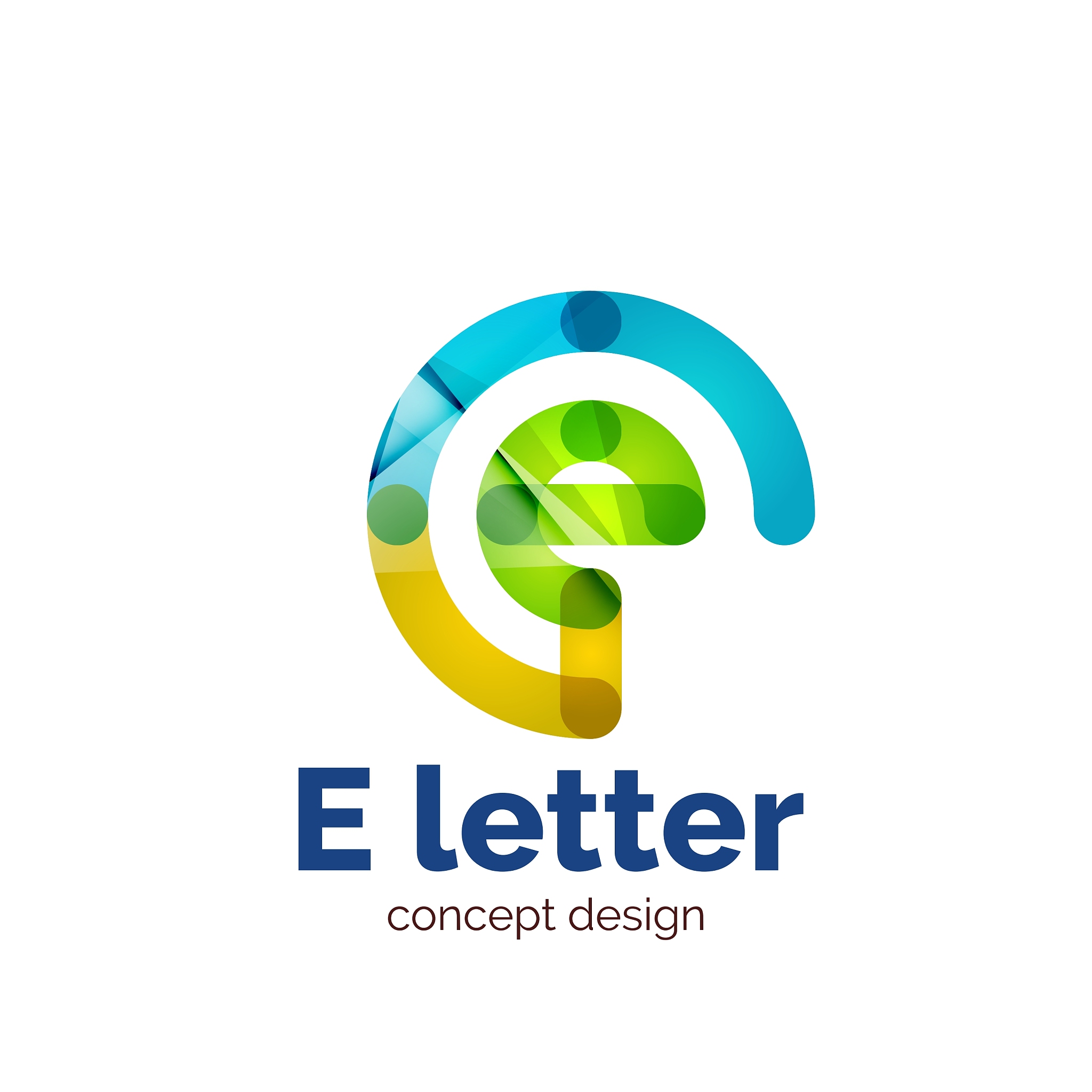 modern minimalistic letter concept logo