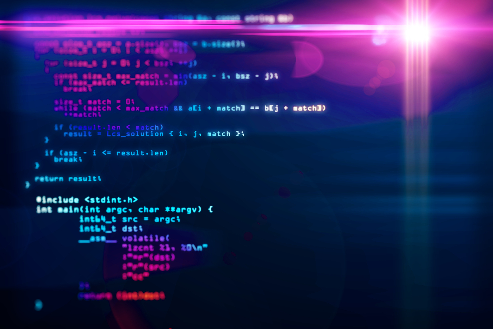 abstract coding texture