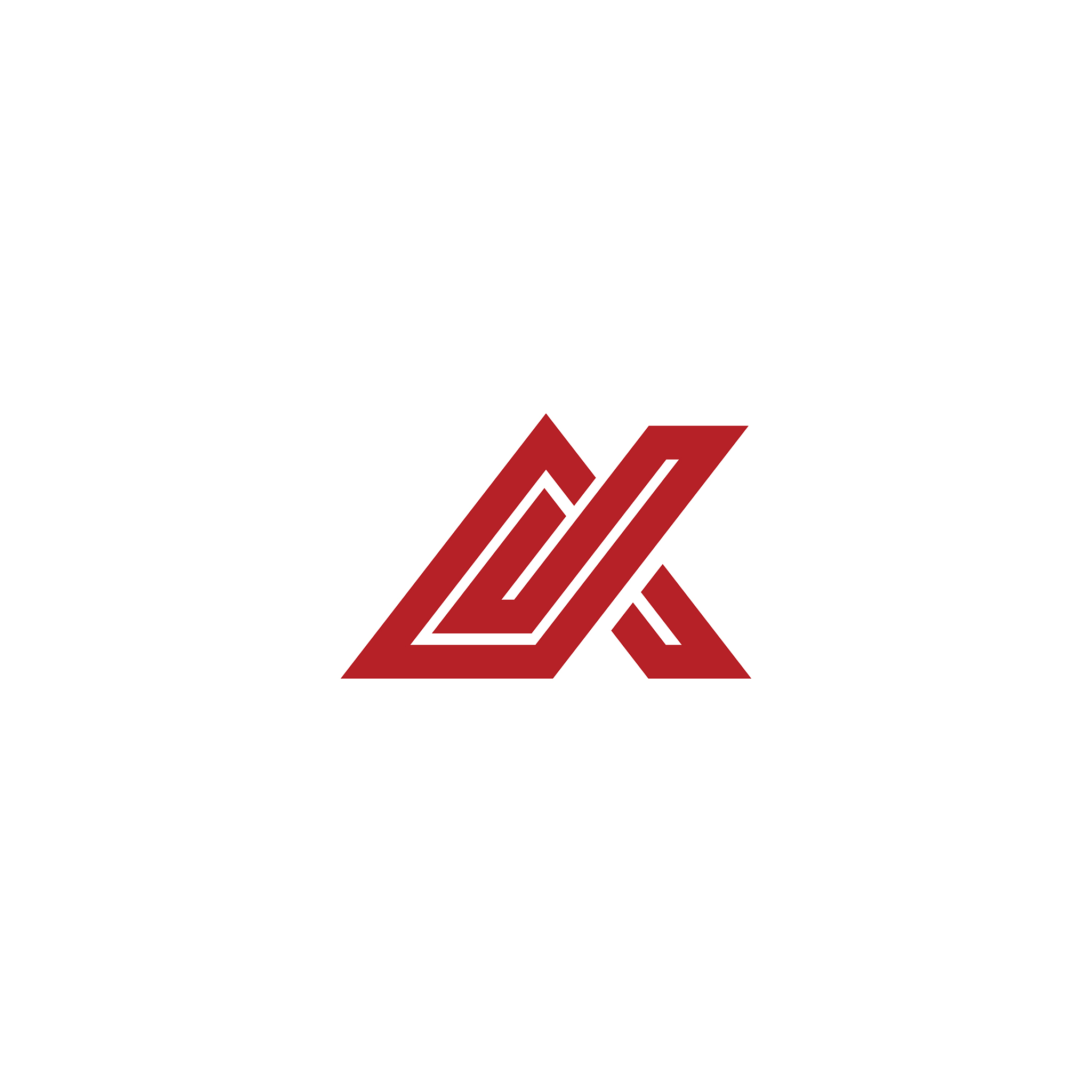 initial letter ak or ka logo design template