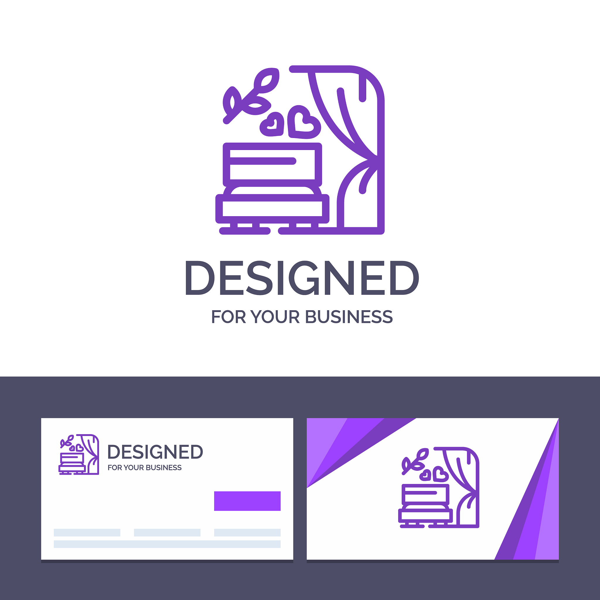 creative business card and logo template arch