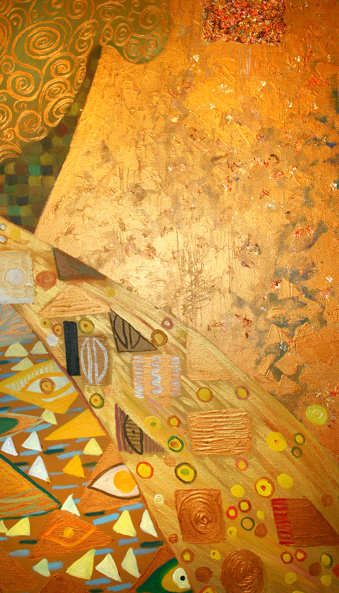 original abstract painting ,oil on canvas