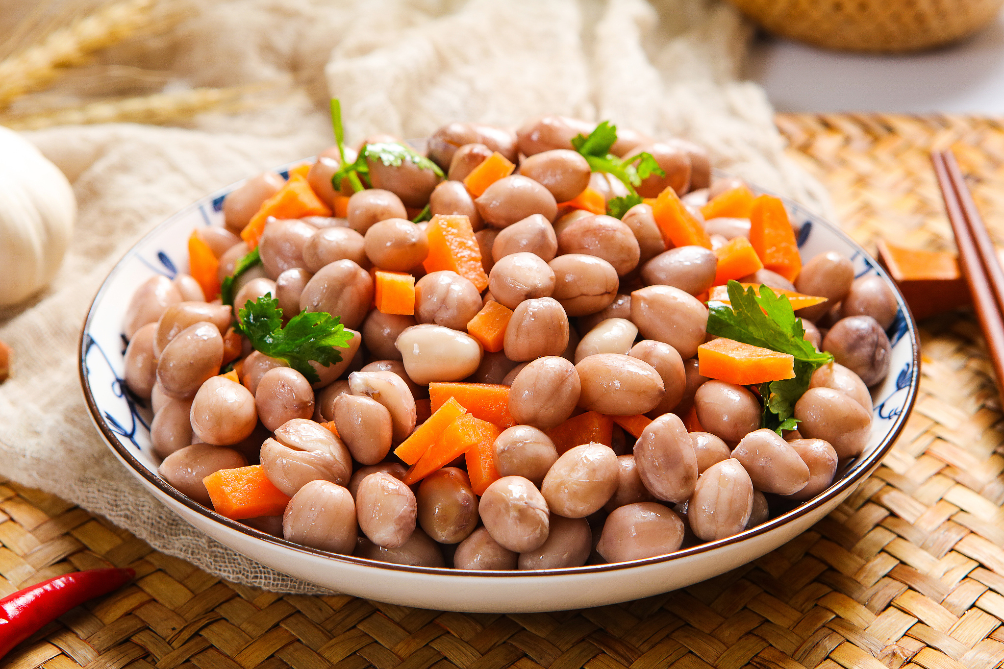 凉拌泡菜花生米的做法_凉拌泡菜花生米怎么做_菜谱_美食天下