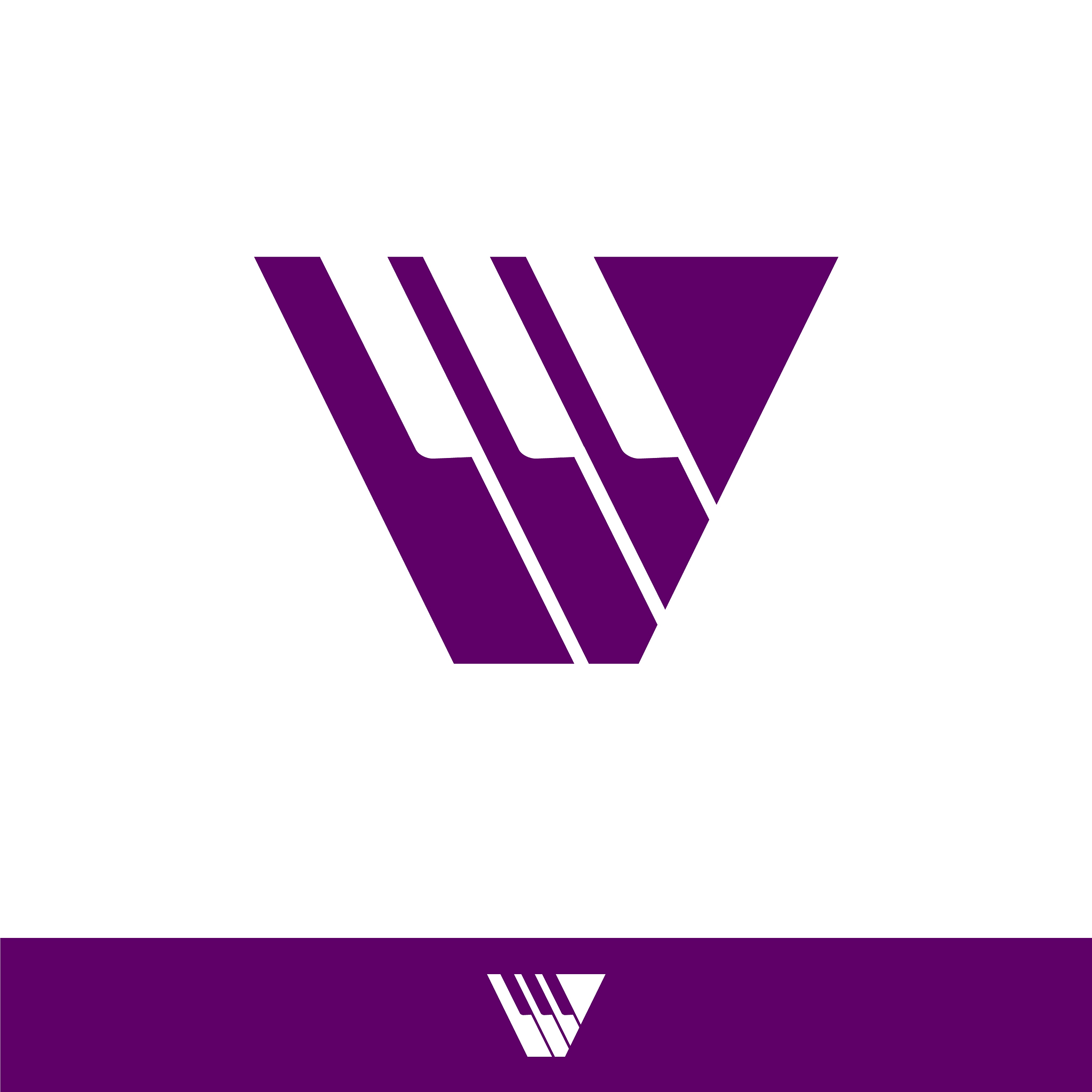 w w monogram logo w letter logo design