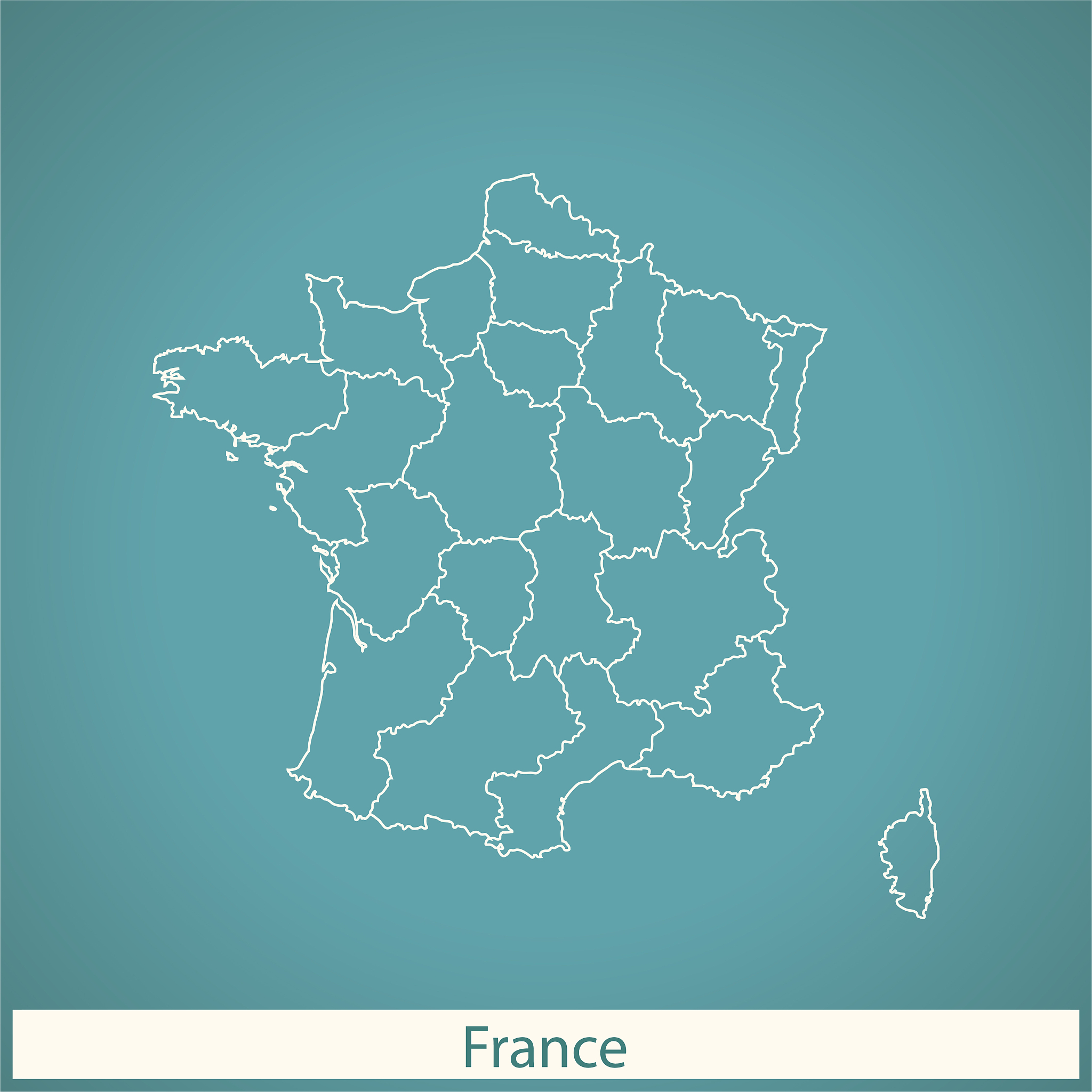 map of france