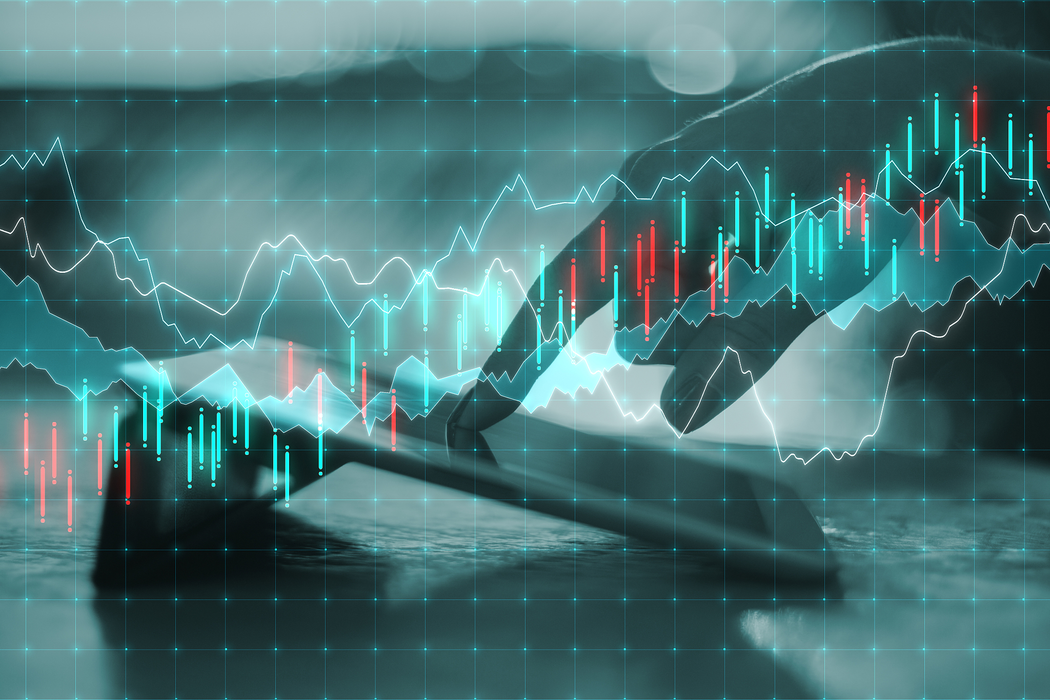 analytics and finance concept