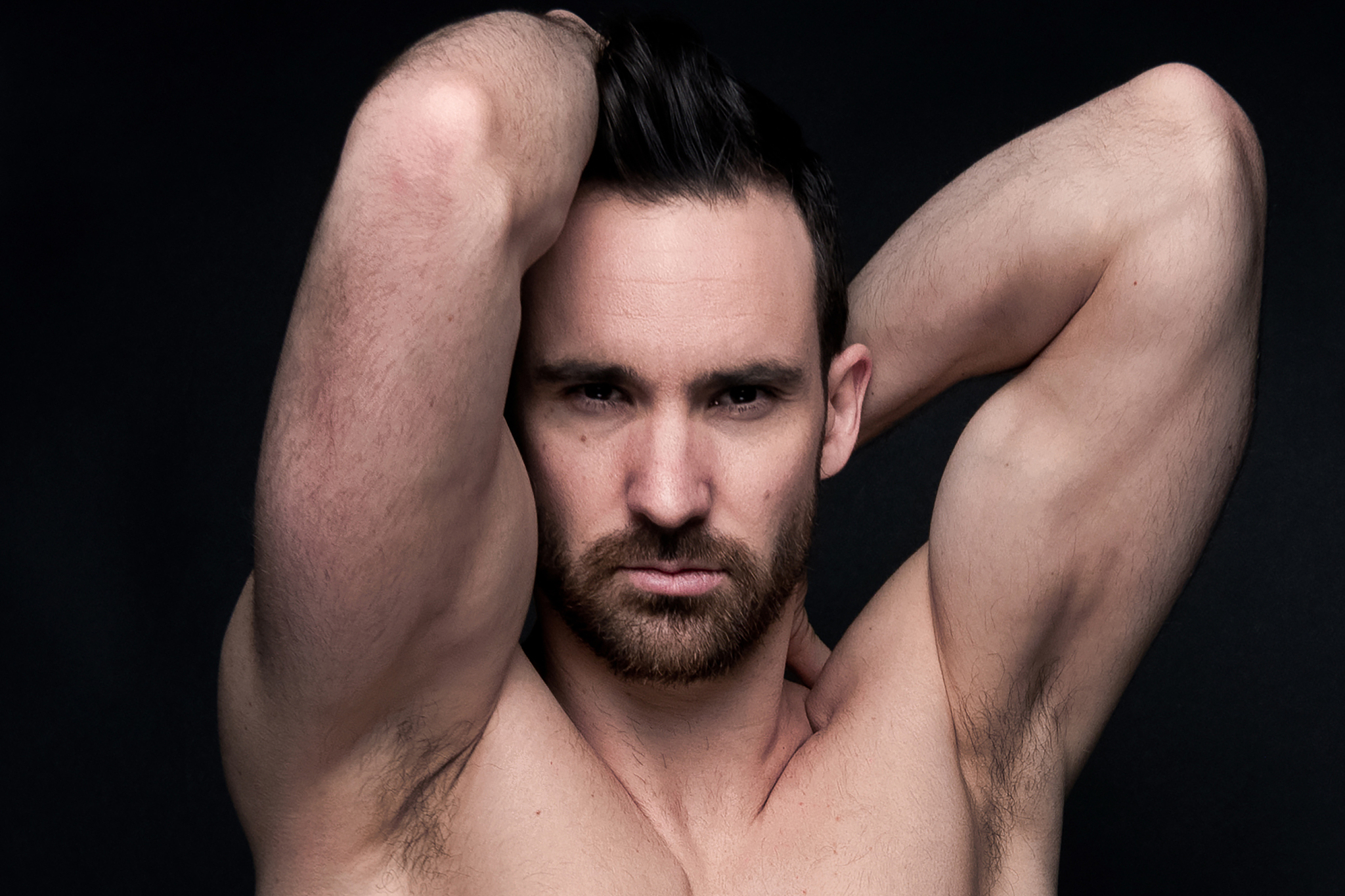 sexy man who is shirtless