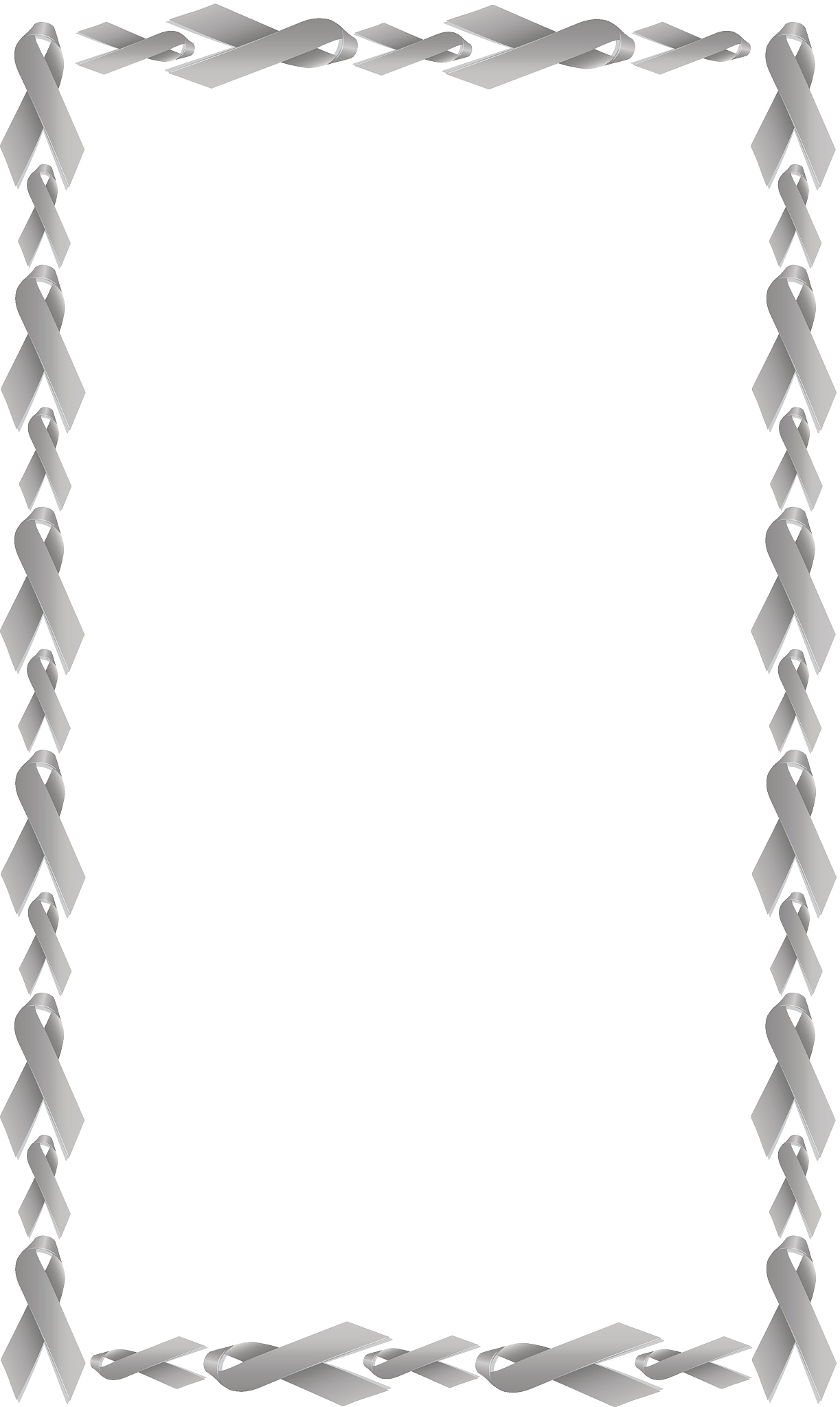 cancer ribbons frame
