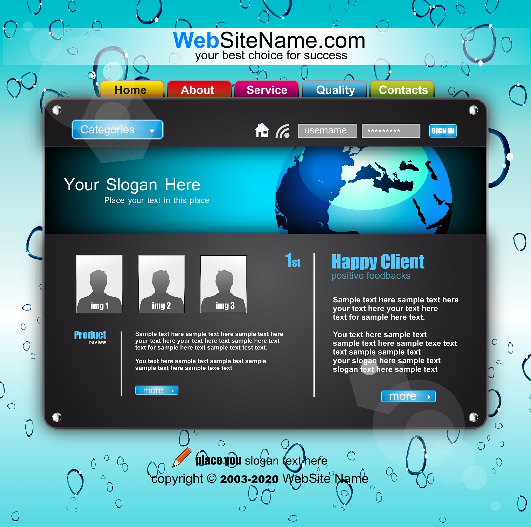 business website