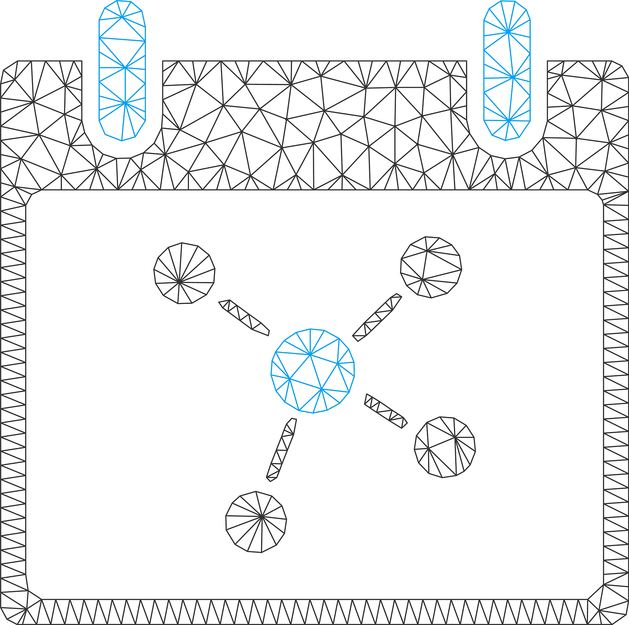 connections calendar day polygonal frame