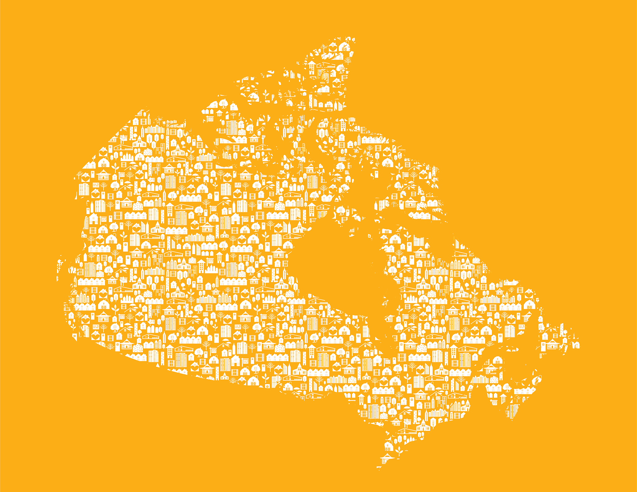 map of canada, real estate concept