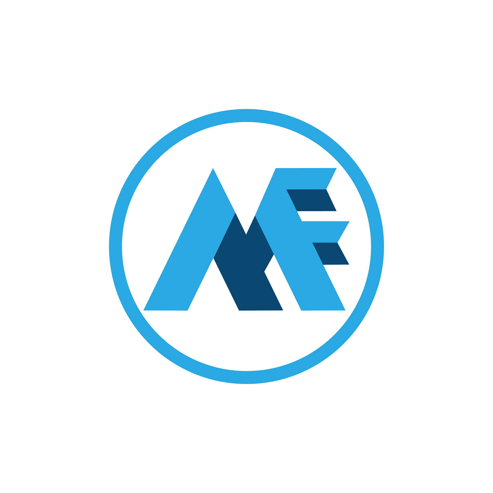 geometric pattern minimal and blue color mf