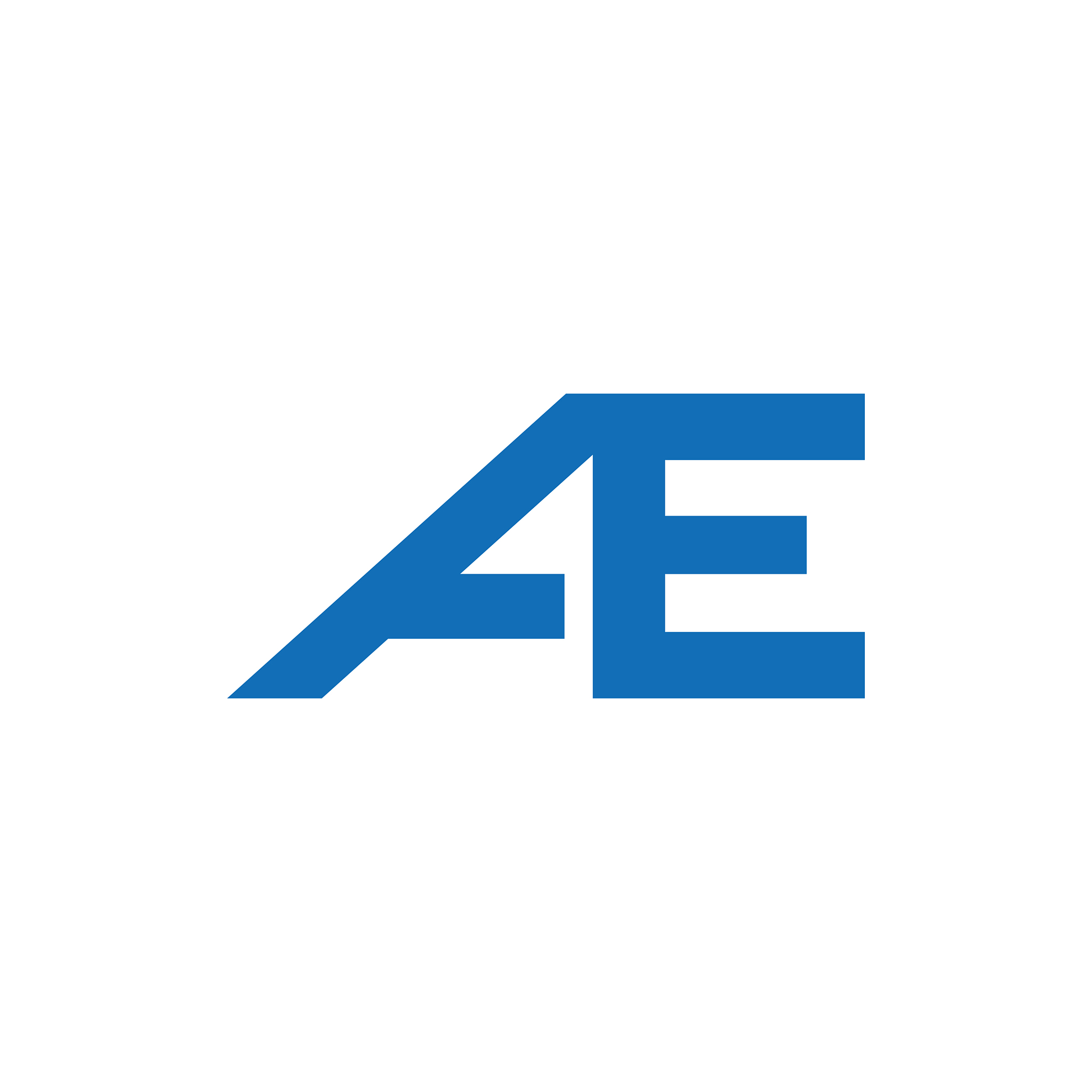 initial letter ae or ea logo design template