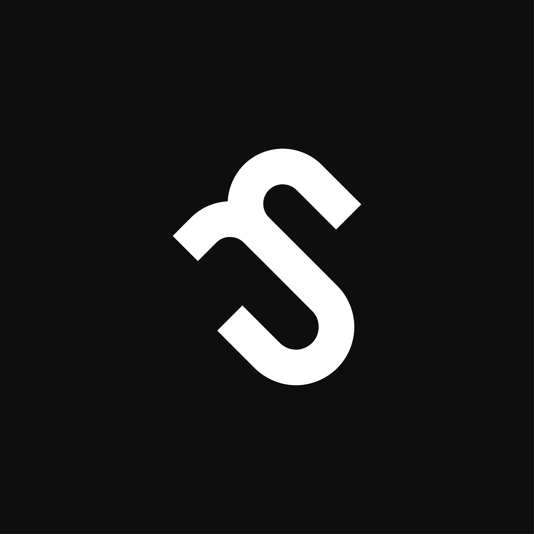 logo letters js mongram two lines