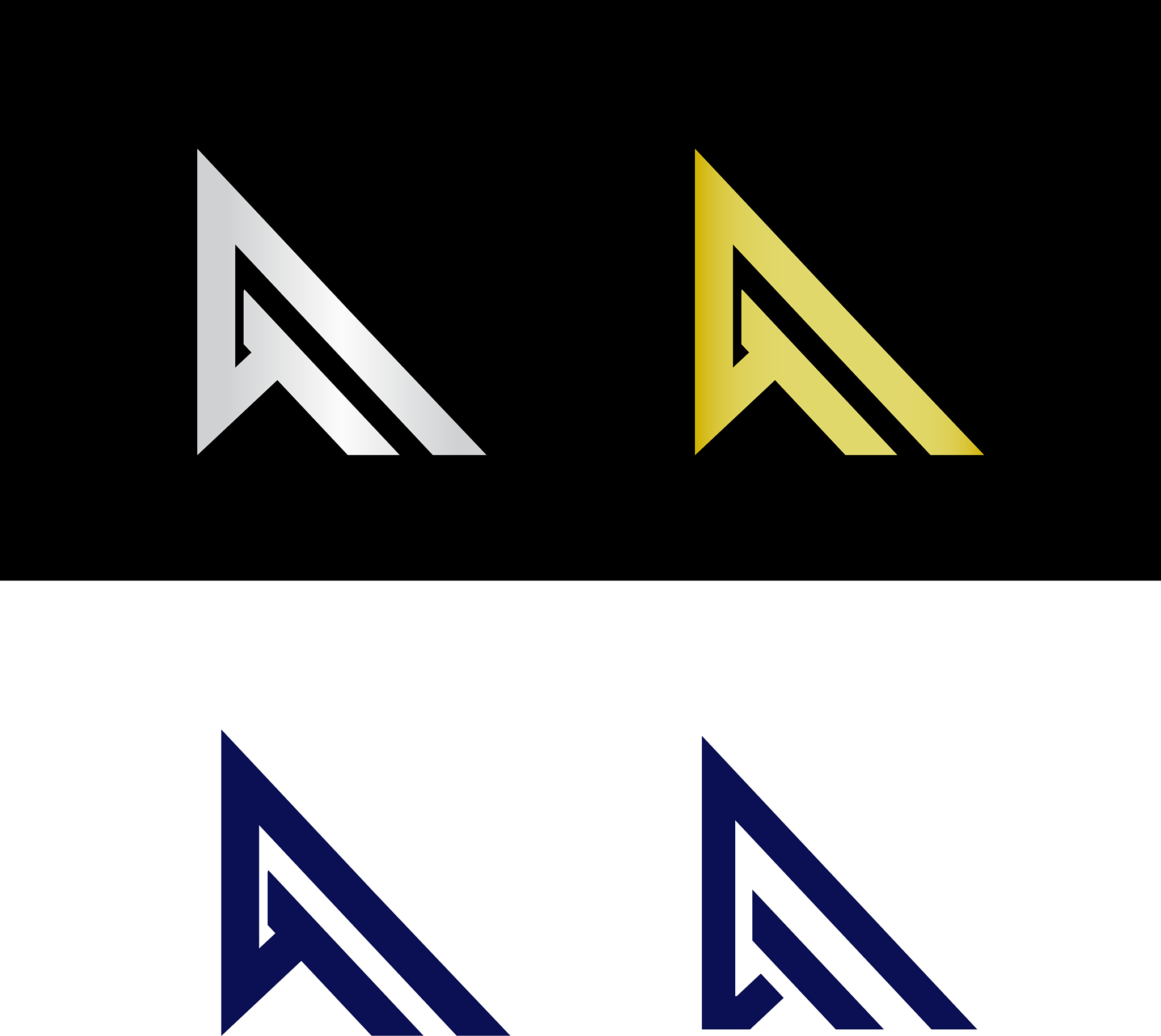 letter a logo