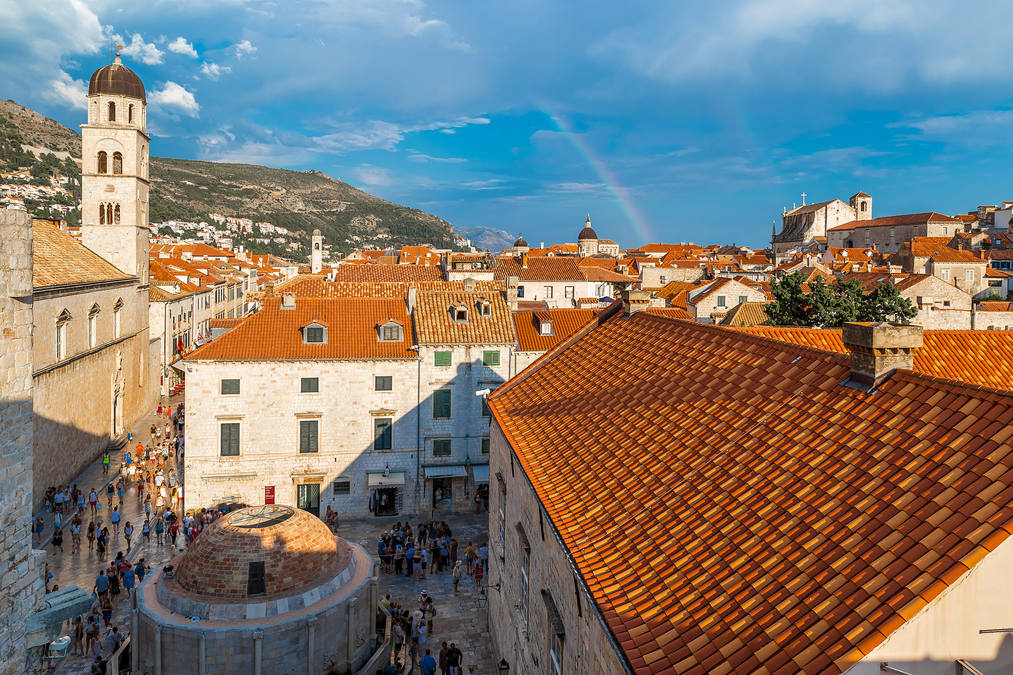view of dubrovnik in summer, croatia