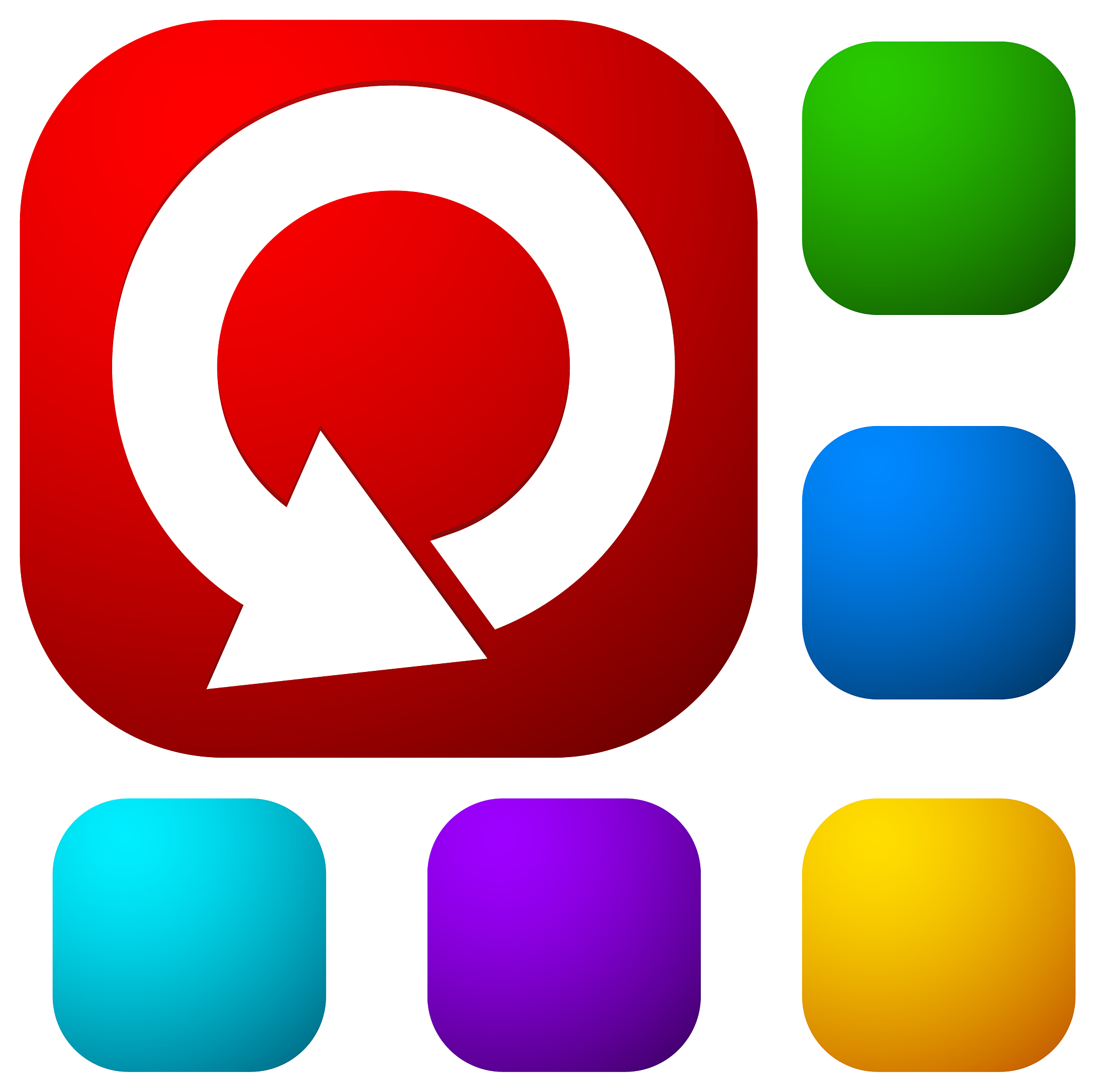 circular 360 degree arrow icon phase cycle