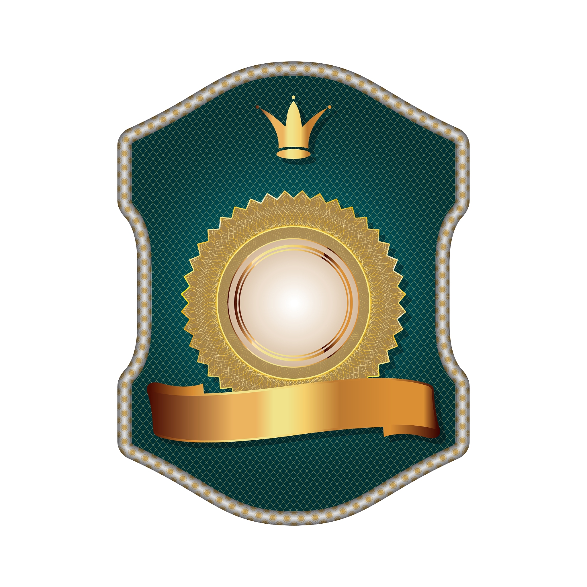 golden vintage template-emblem and heraldry