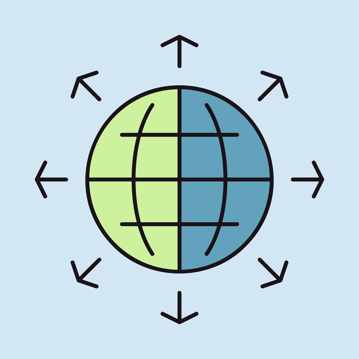 N 指向哪里？关于地球方向的详细解释