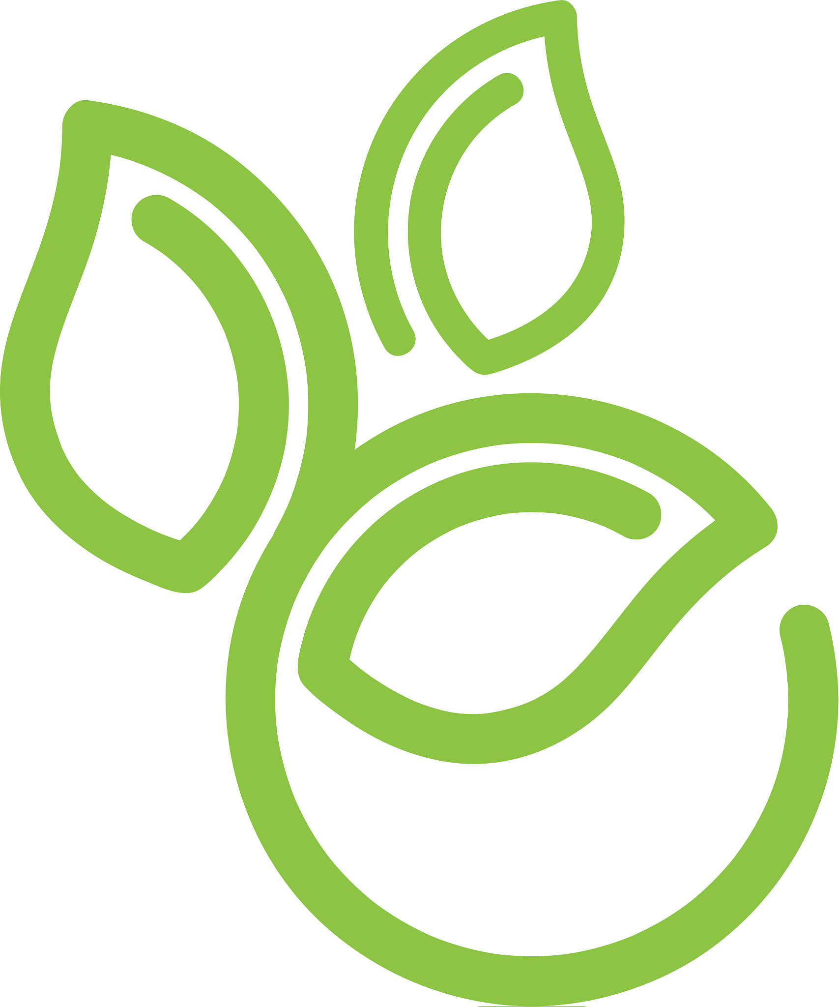 leaf ecology nature logo template