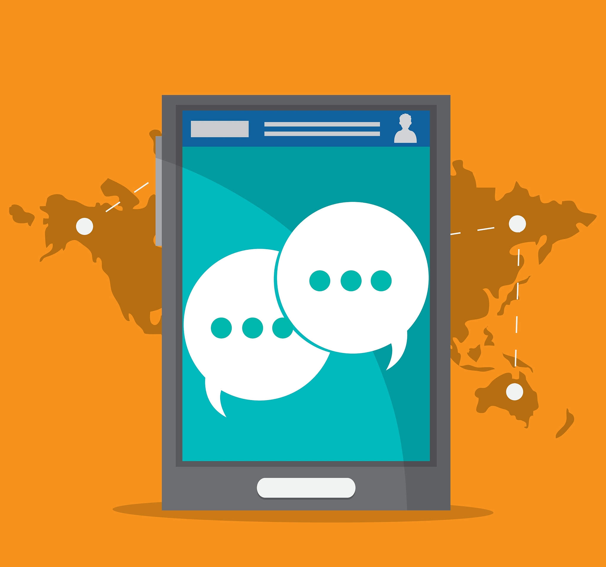 communication icons design
