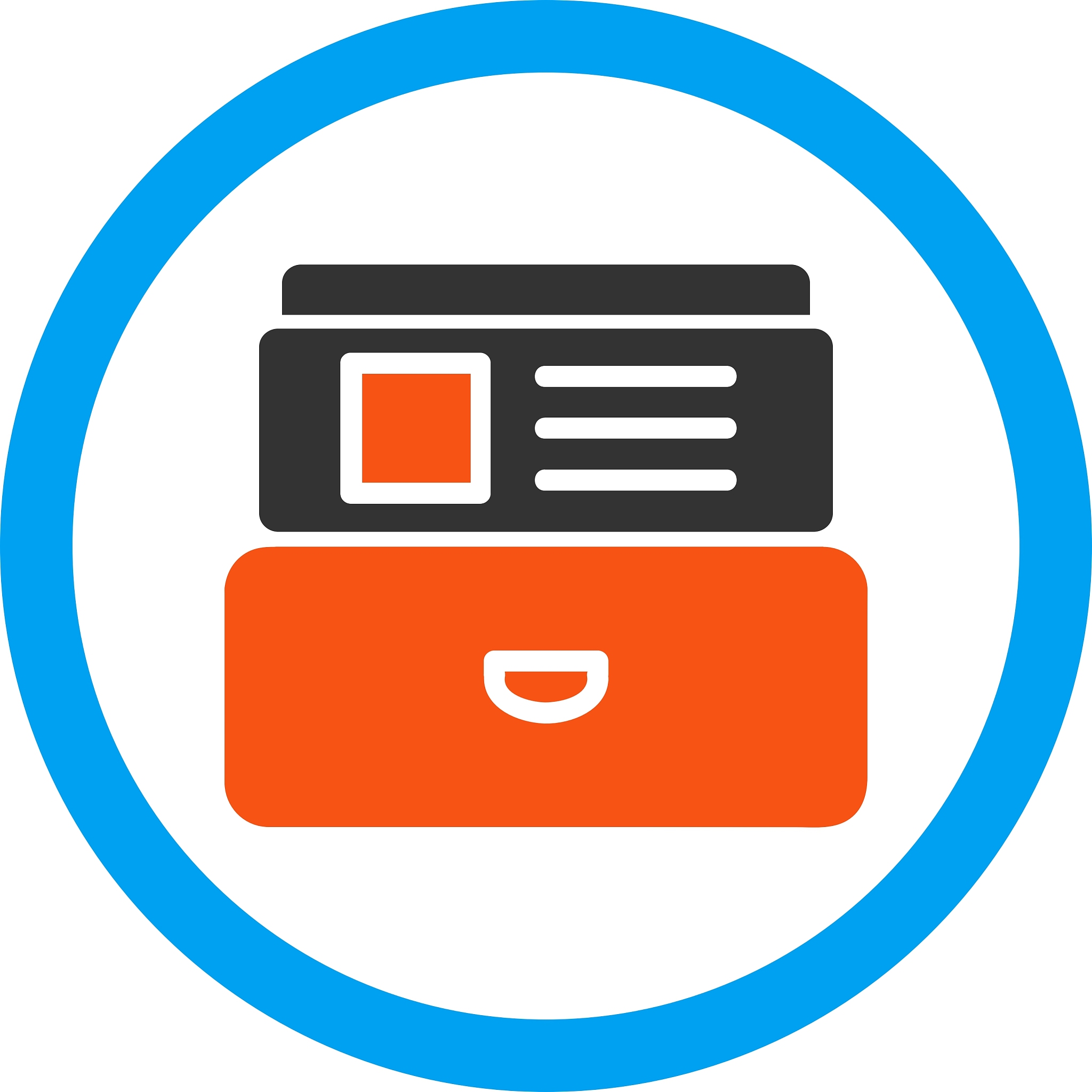 index box rounded icon