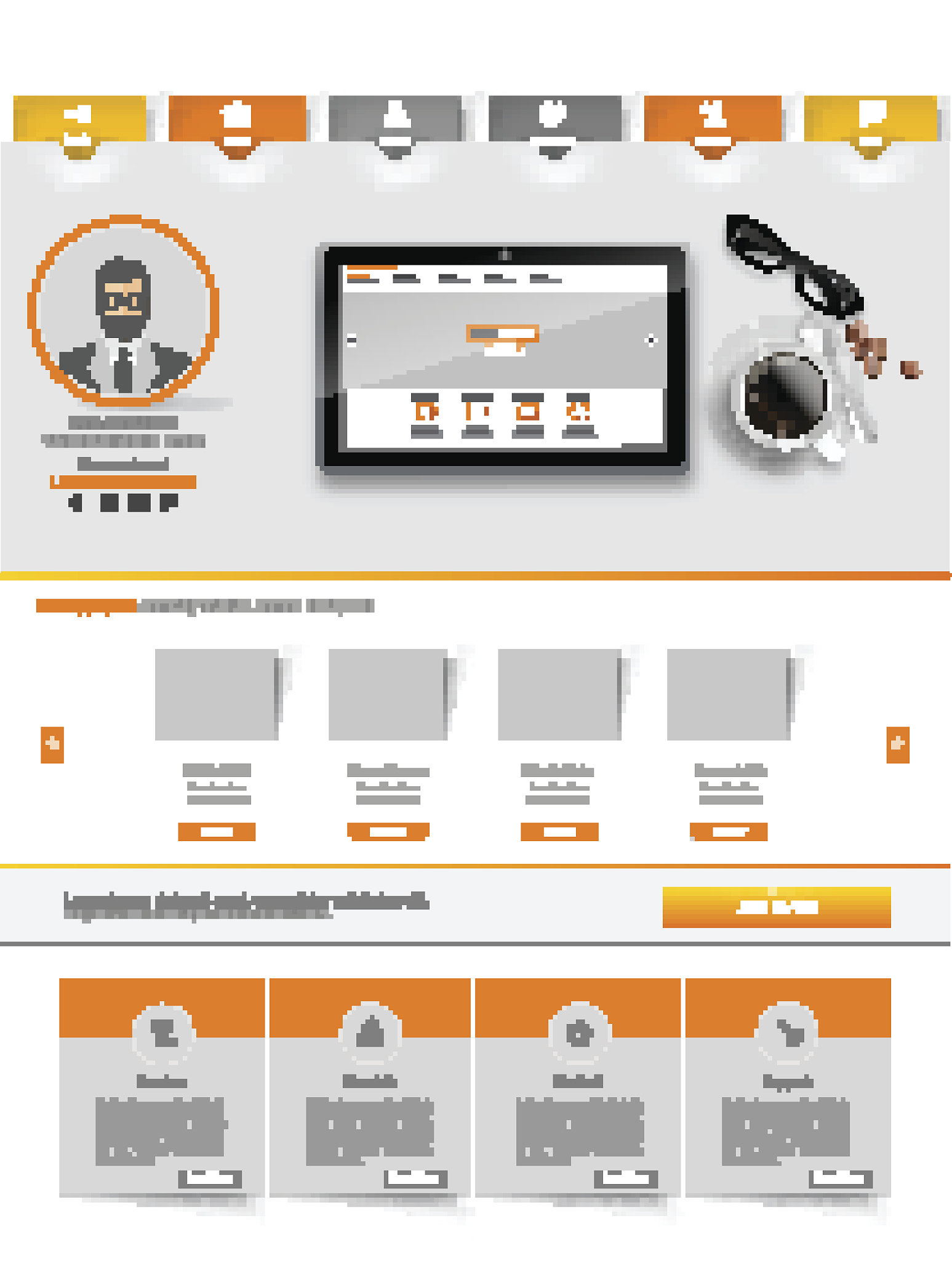 business website template design
