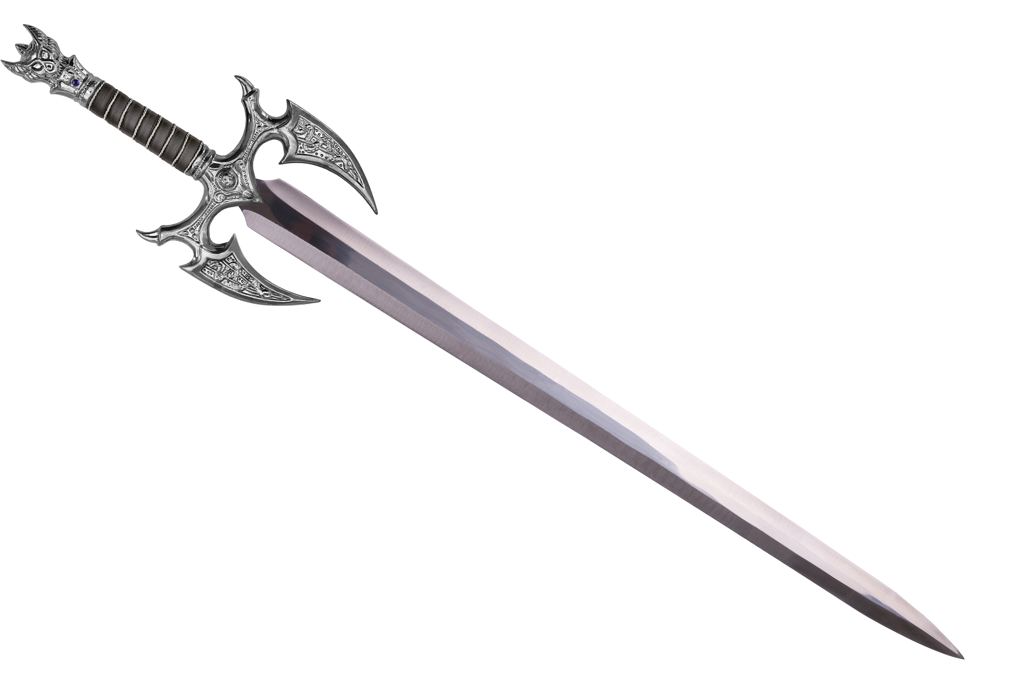 sword disposed by diagonal