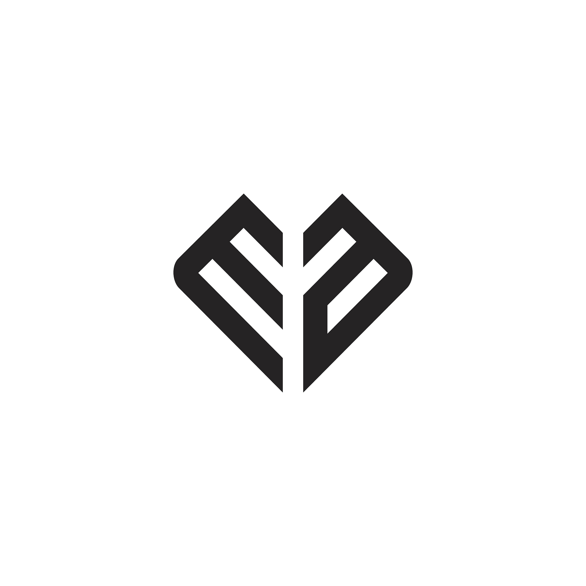 ea letter logo icon design template elements