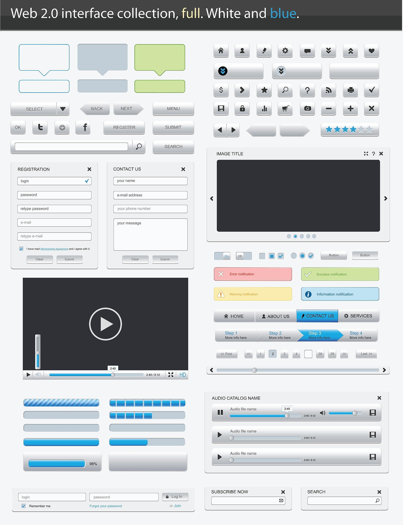 web 20 interface full