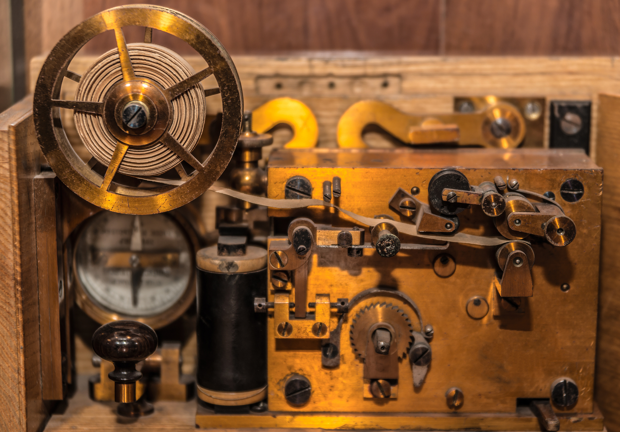 vintage morse code. telegraph system.