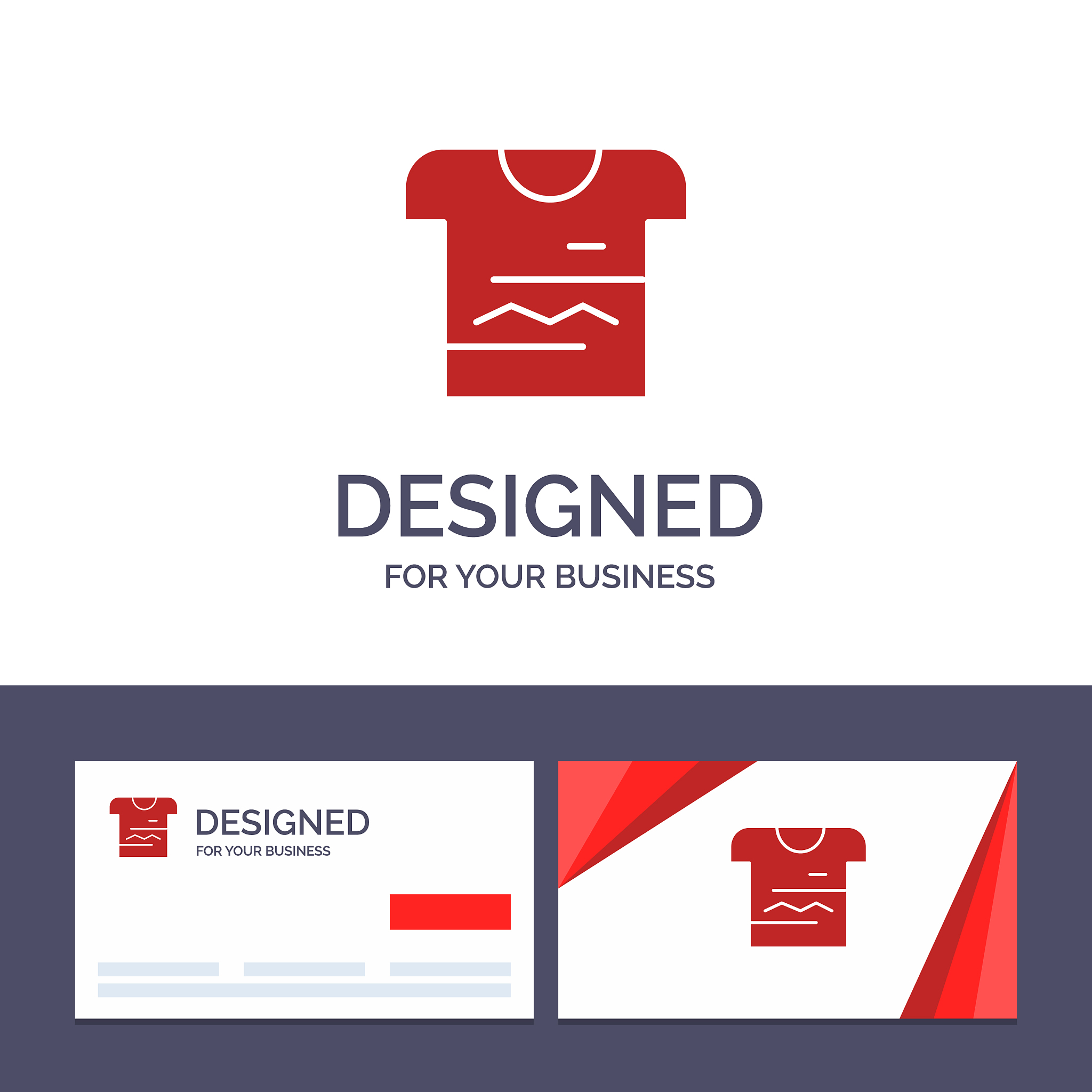 creative business card and logo template shirt