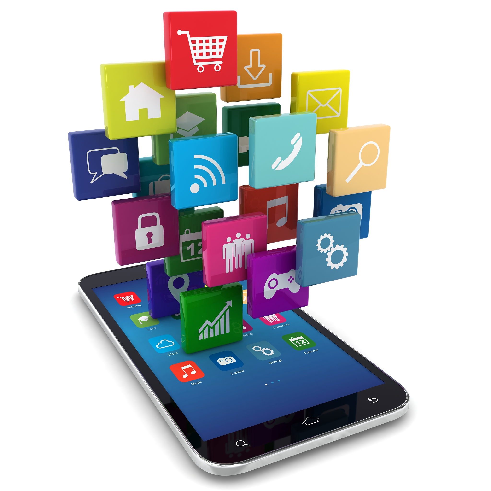 social media marketing network connection mobile phone app