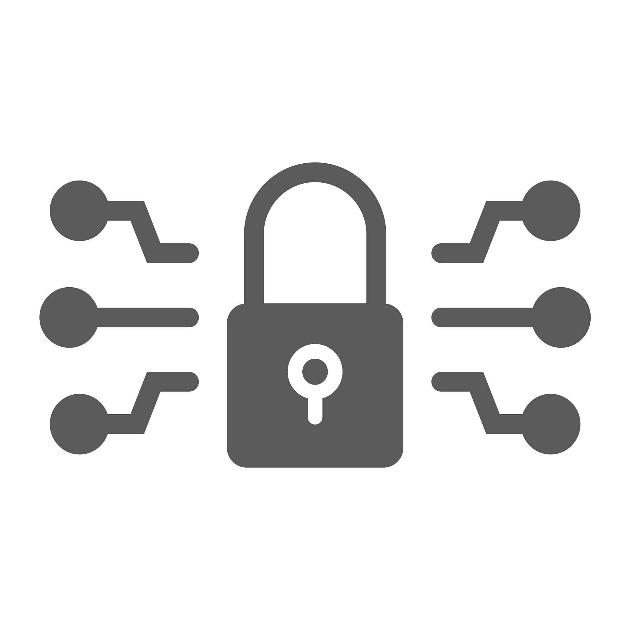 cyber security glyph icon technology and
