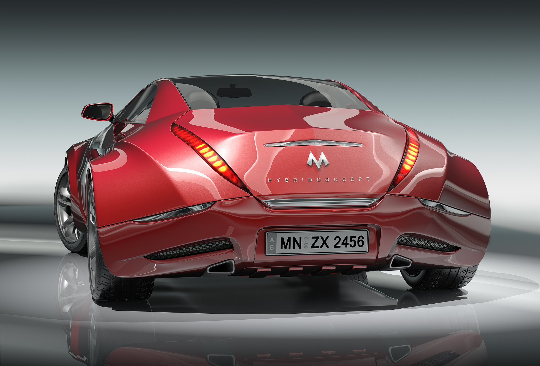 red sports car