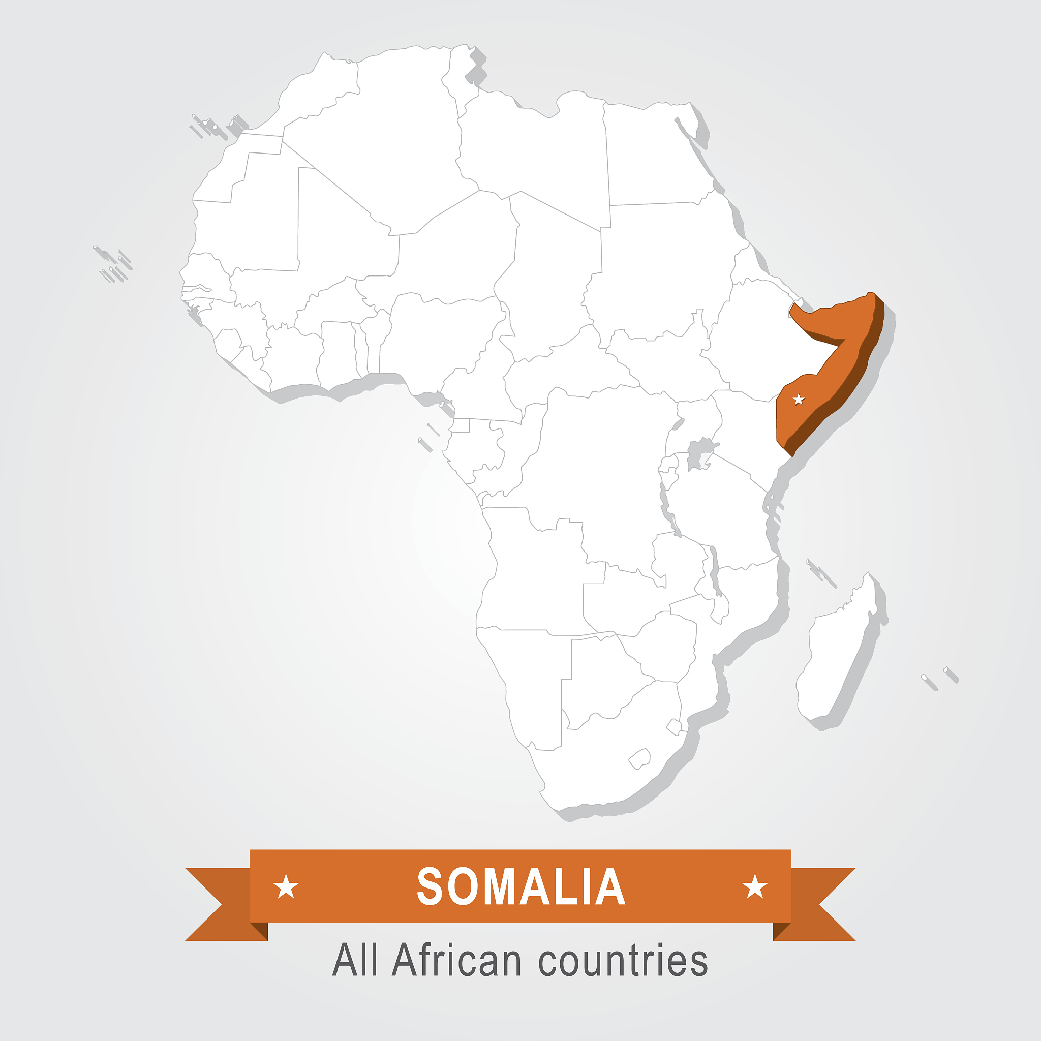 somalia. all the countries of africa.