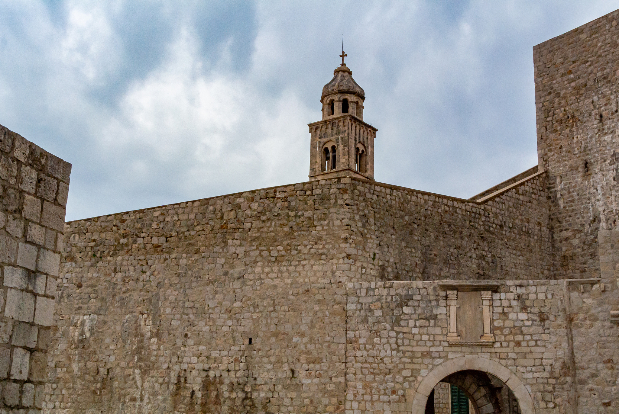 view of the old town of dubrovnik in croatia