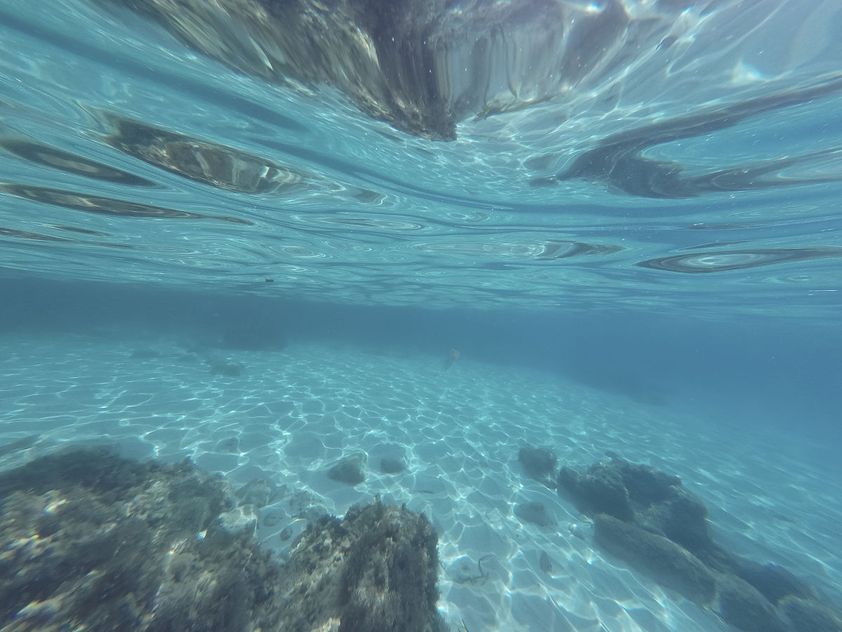 西班牙cala comte ibiza海滩美丽的风景