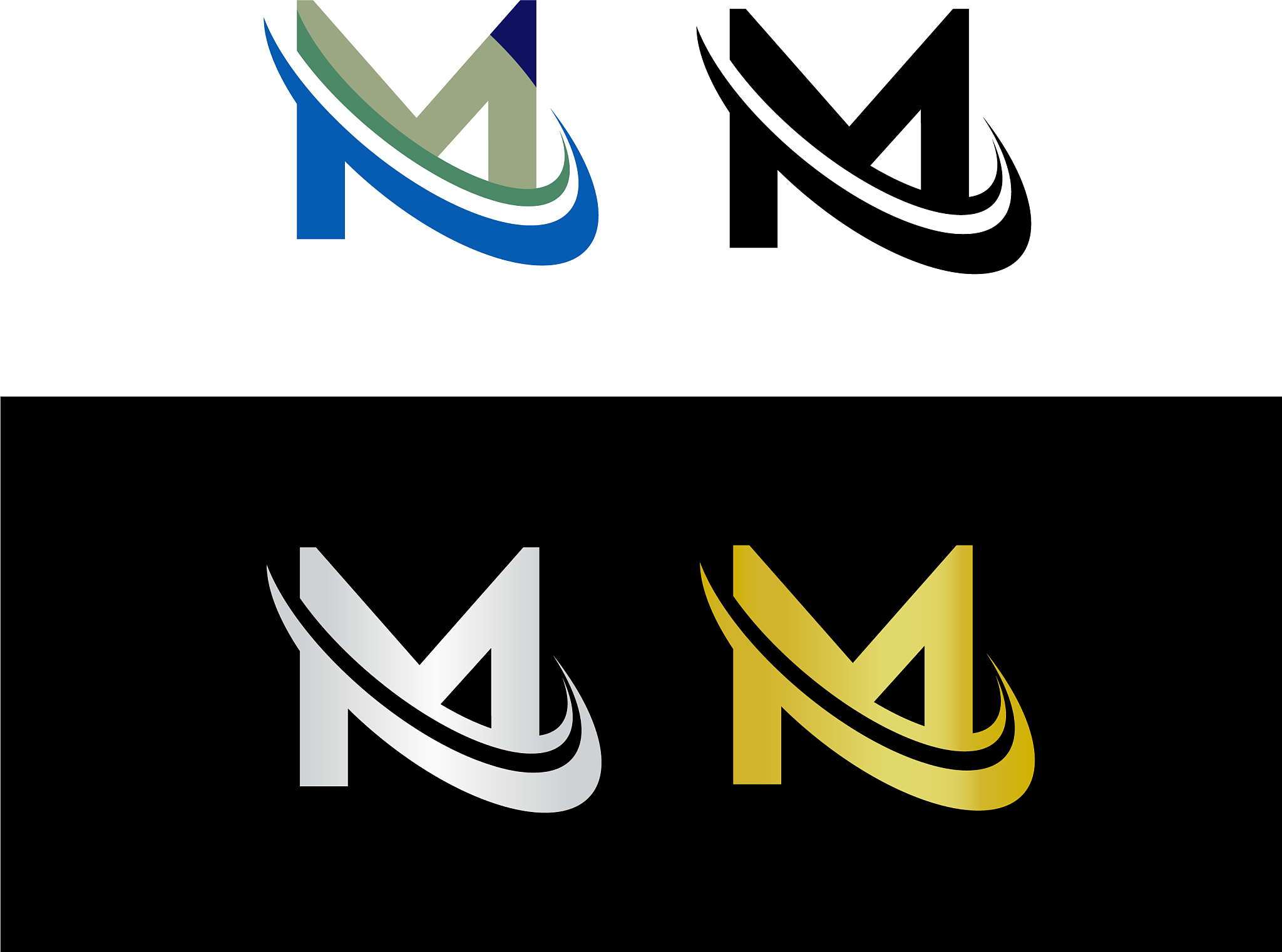 letter m logo