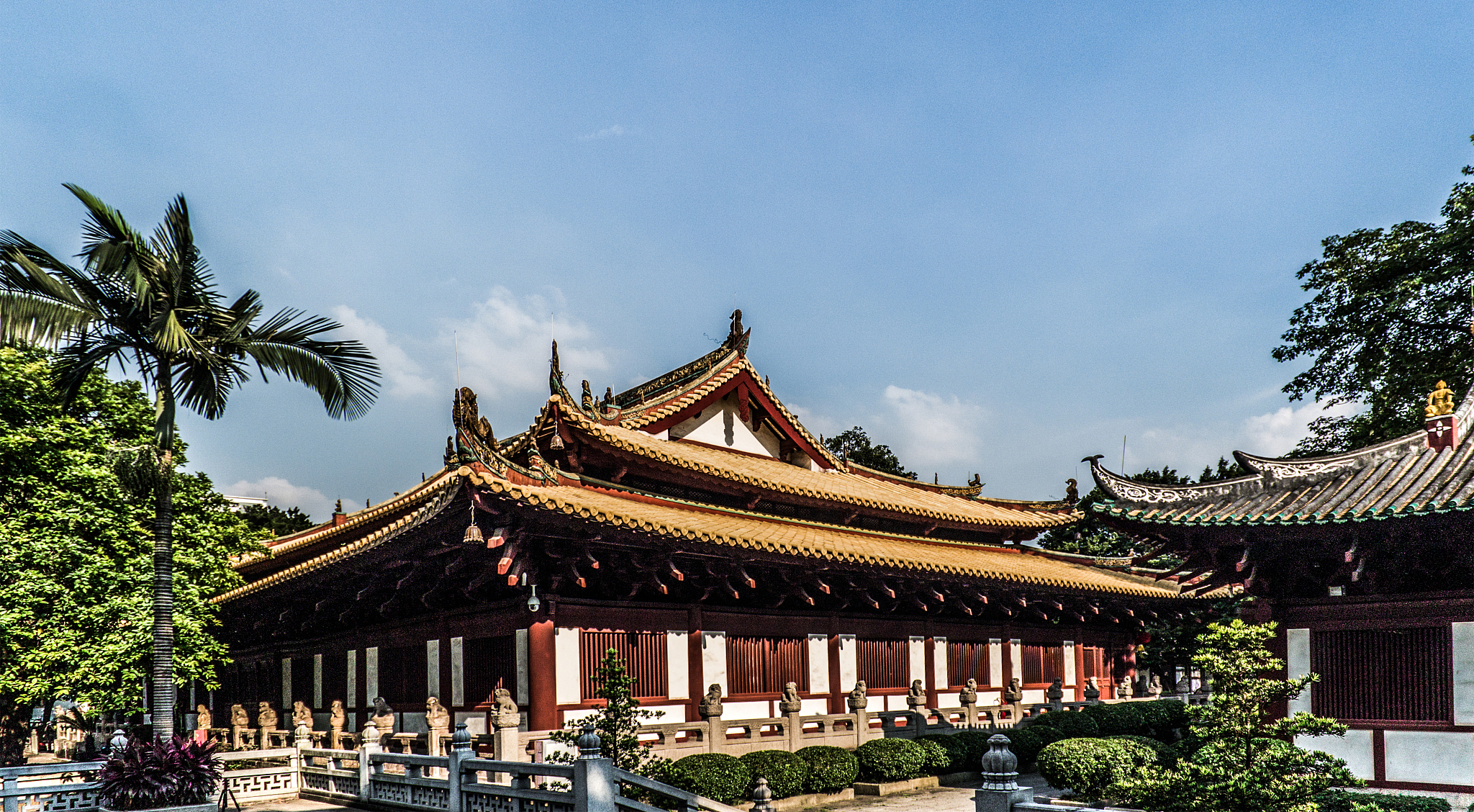 中国广东光孝寺建筑
