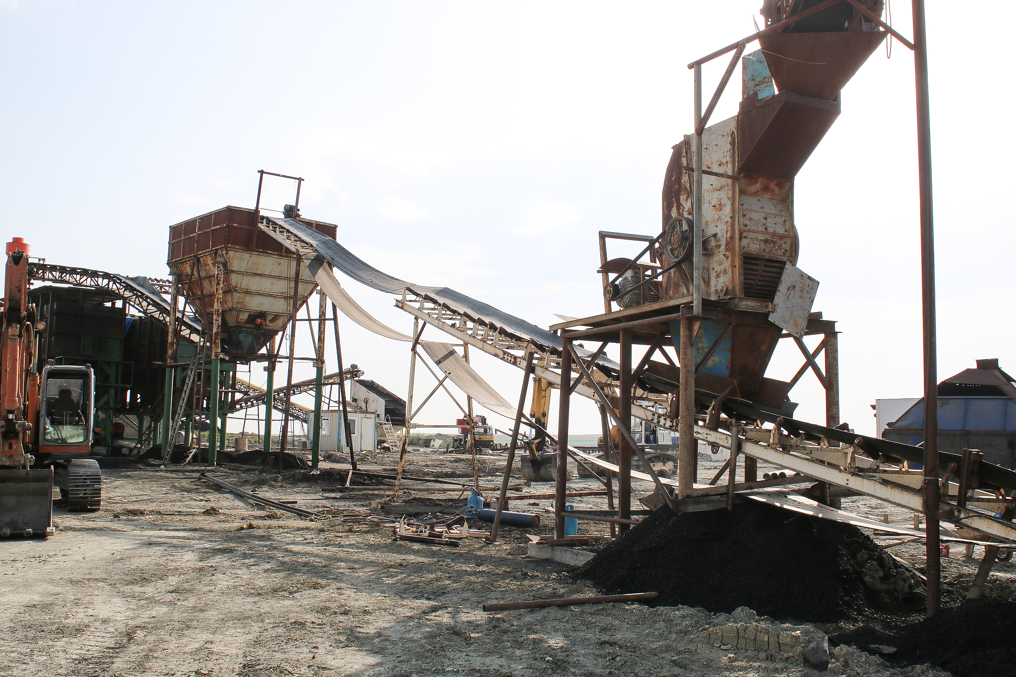 给我一份灰渣处理技术调查的PPT大纲