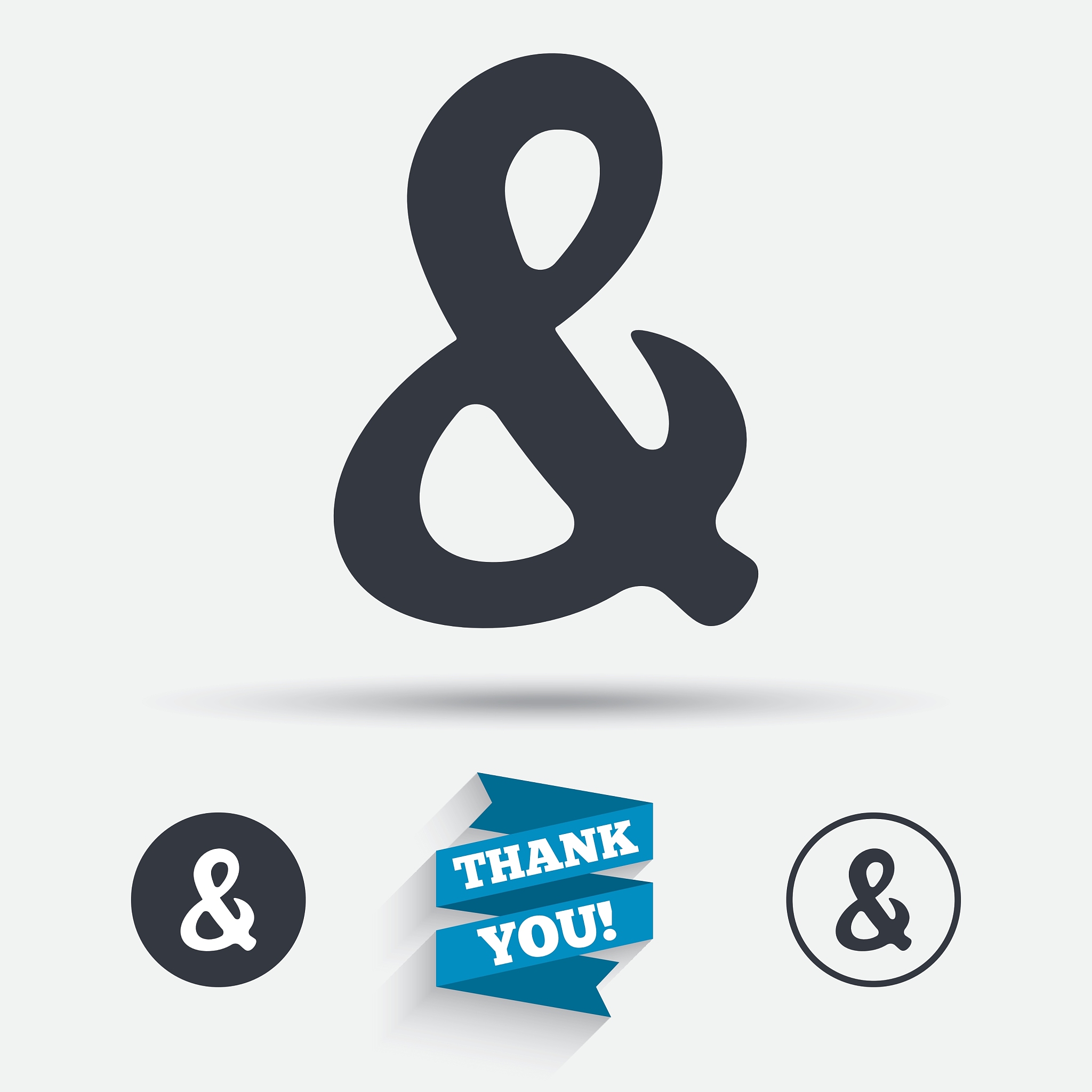 ampersand sign icon logical operator and