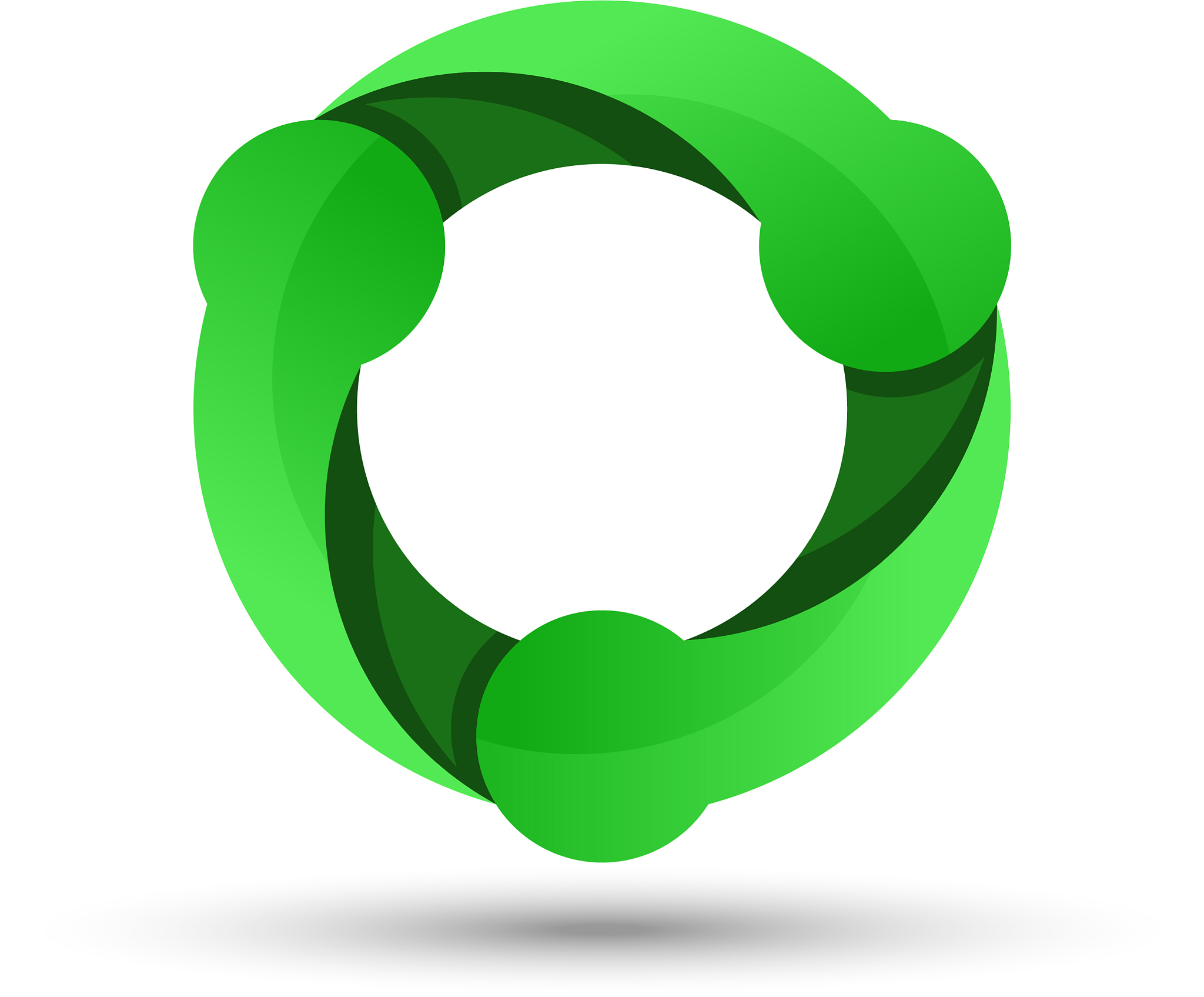 green recycling logo